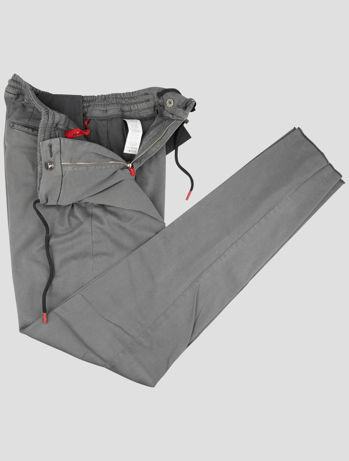 Kiton Gray Lyocell Ea Pants