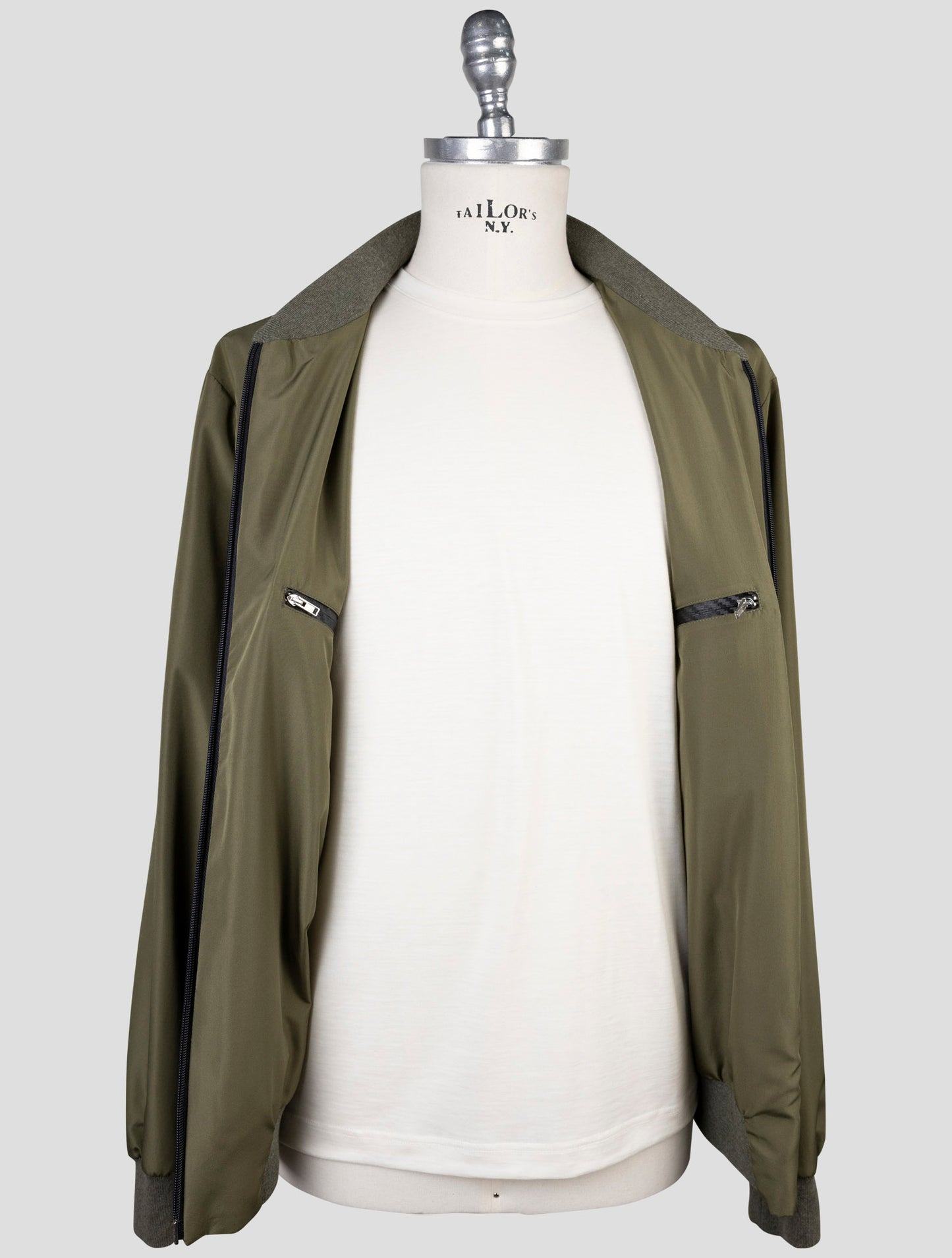 Kiton Green Pl Coat