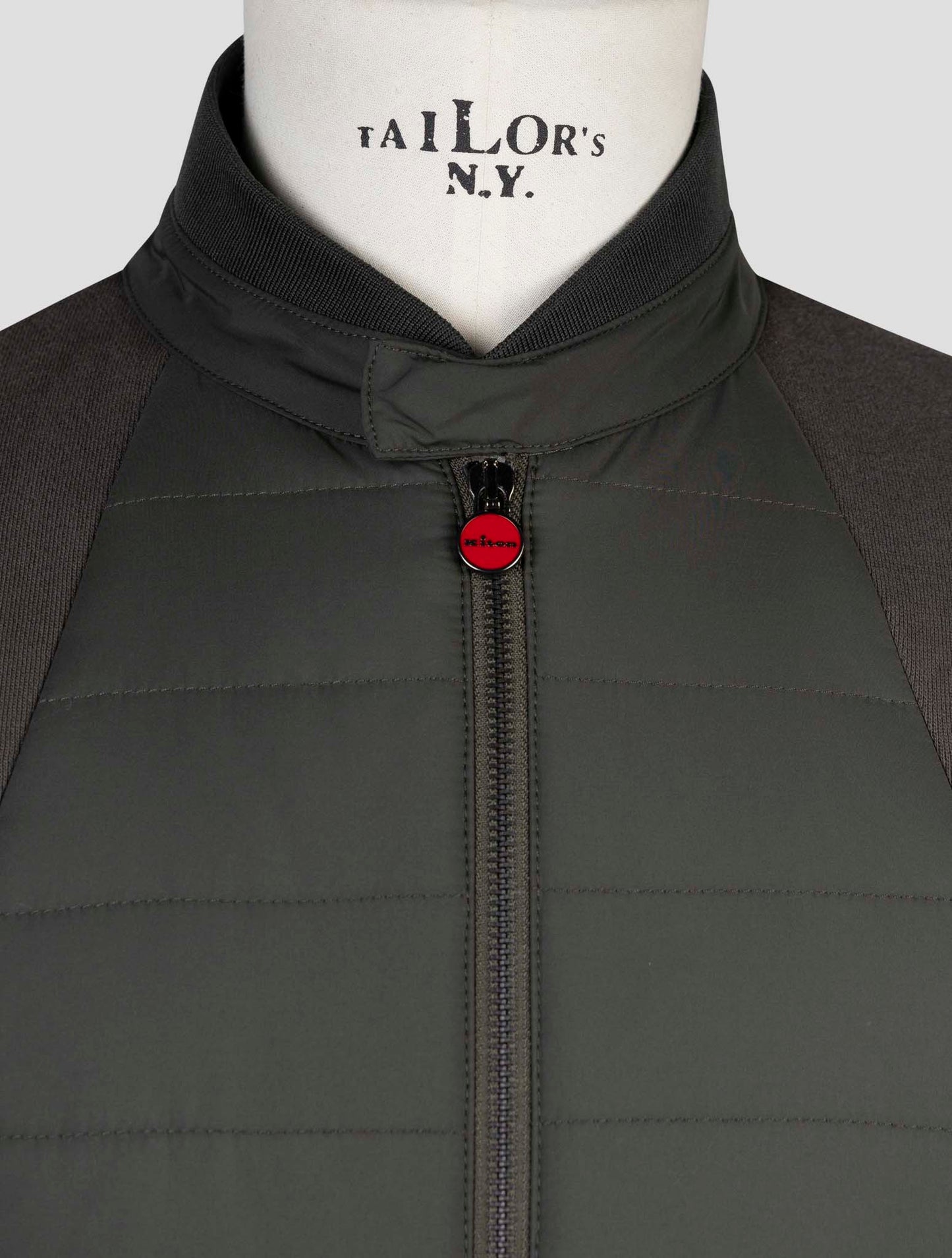 Kiton Green Pl Coat