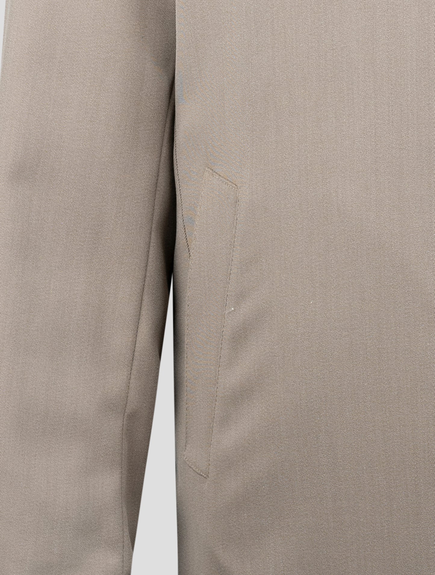 Kiton Brown Wool Cotton Reverse Overcoat