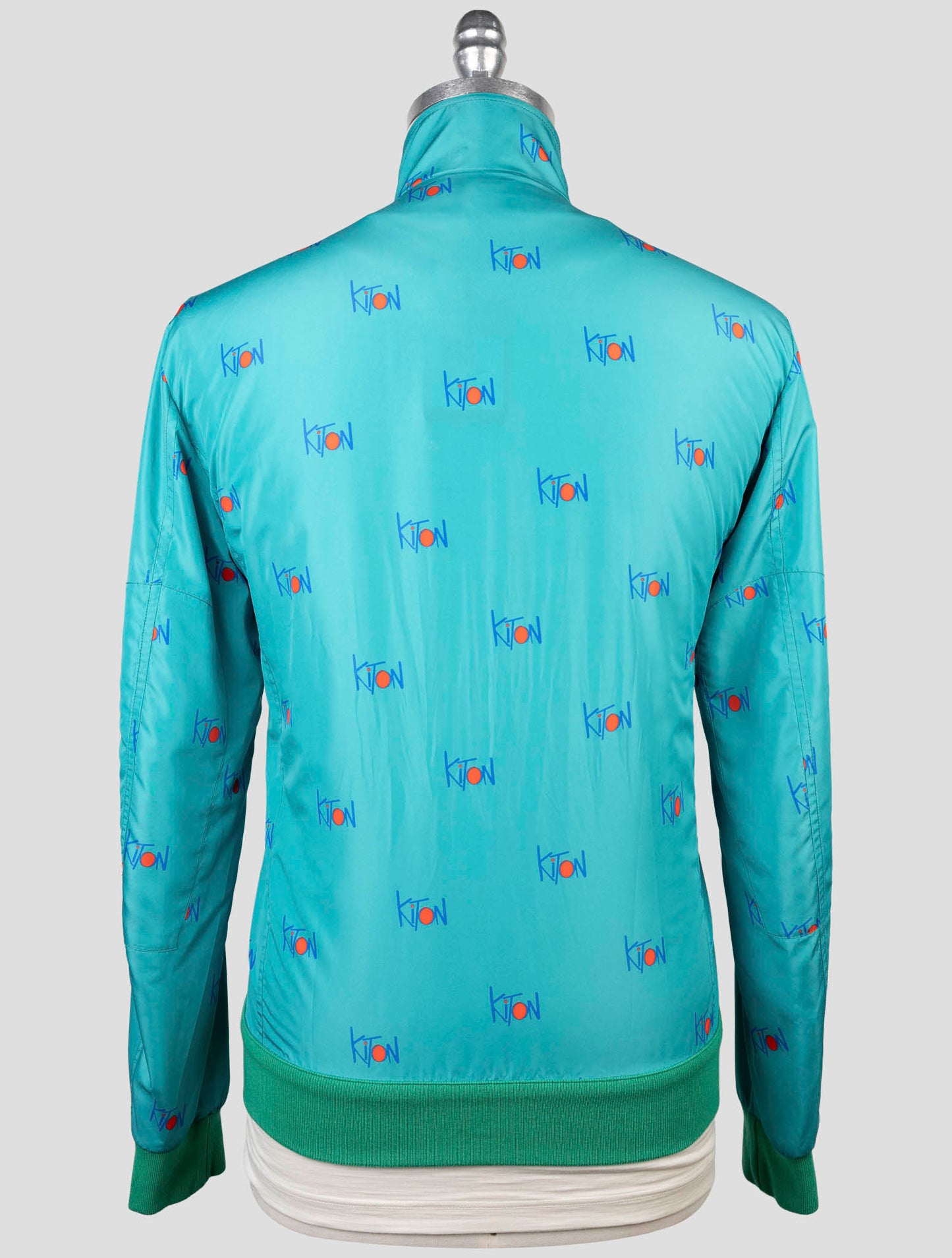 Kiton Light Green Pl Coat