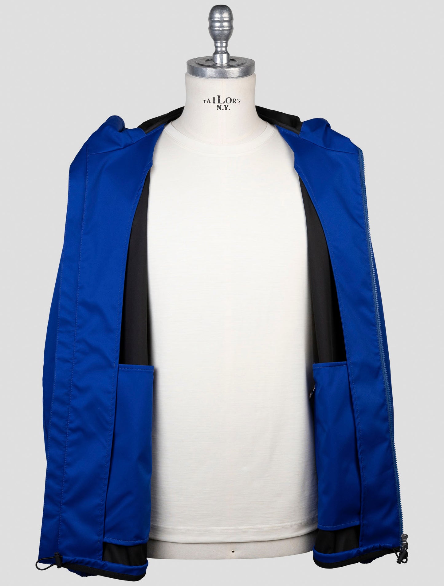 Kiton Blue Pl Coat