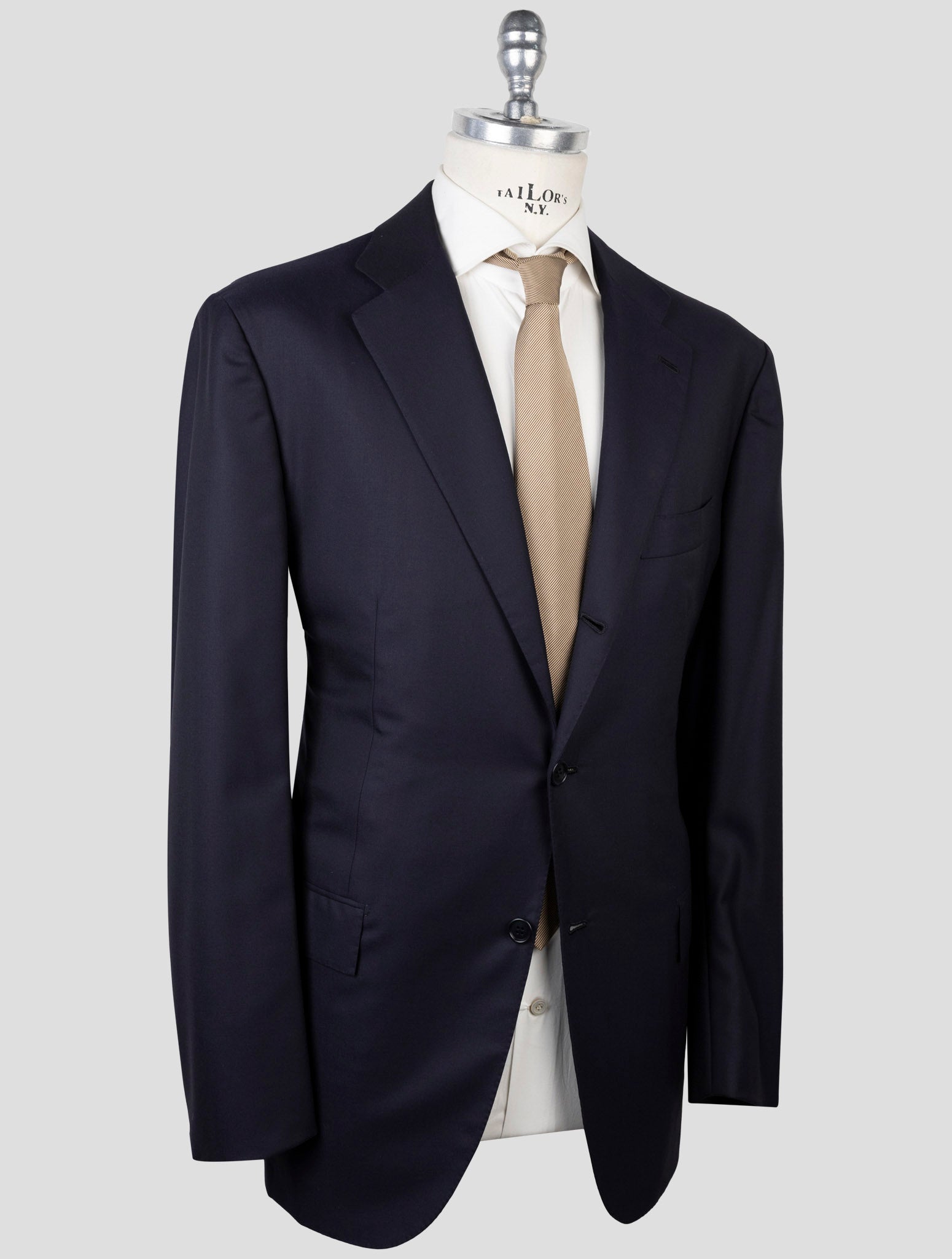Kiton Blue Wool 14 Micron Suit