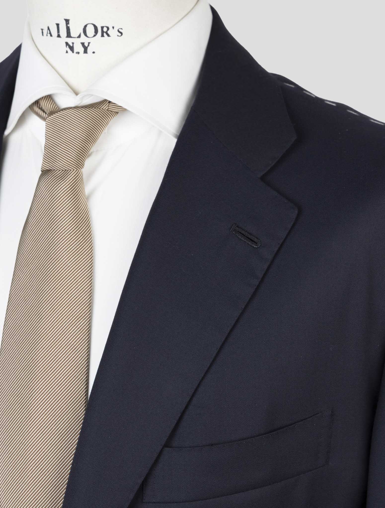 Kiton Blue Wool 14 Micron Suit