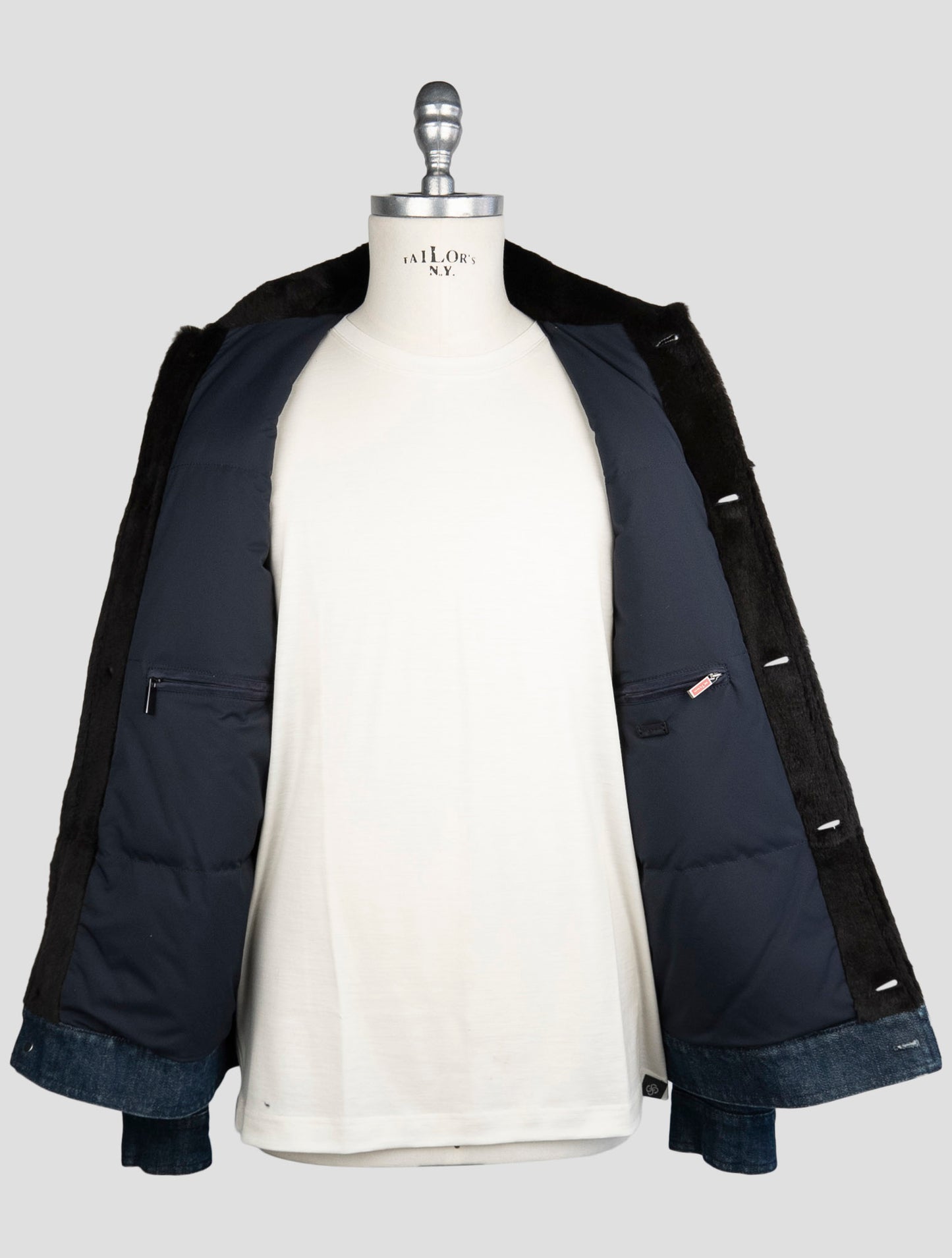 Kiton Denim Cotton Ea Coat