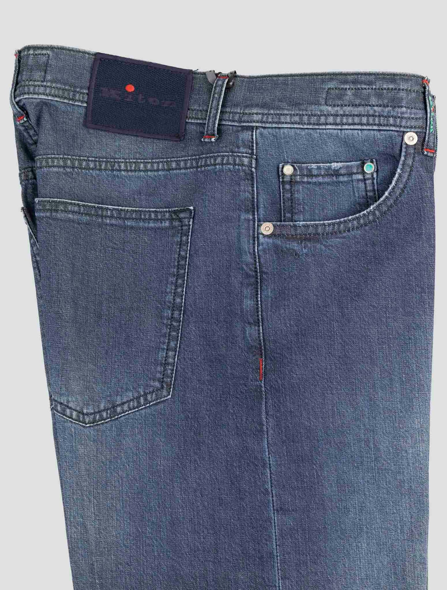 Kiton Denim Cotton Ea Jeans