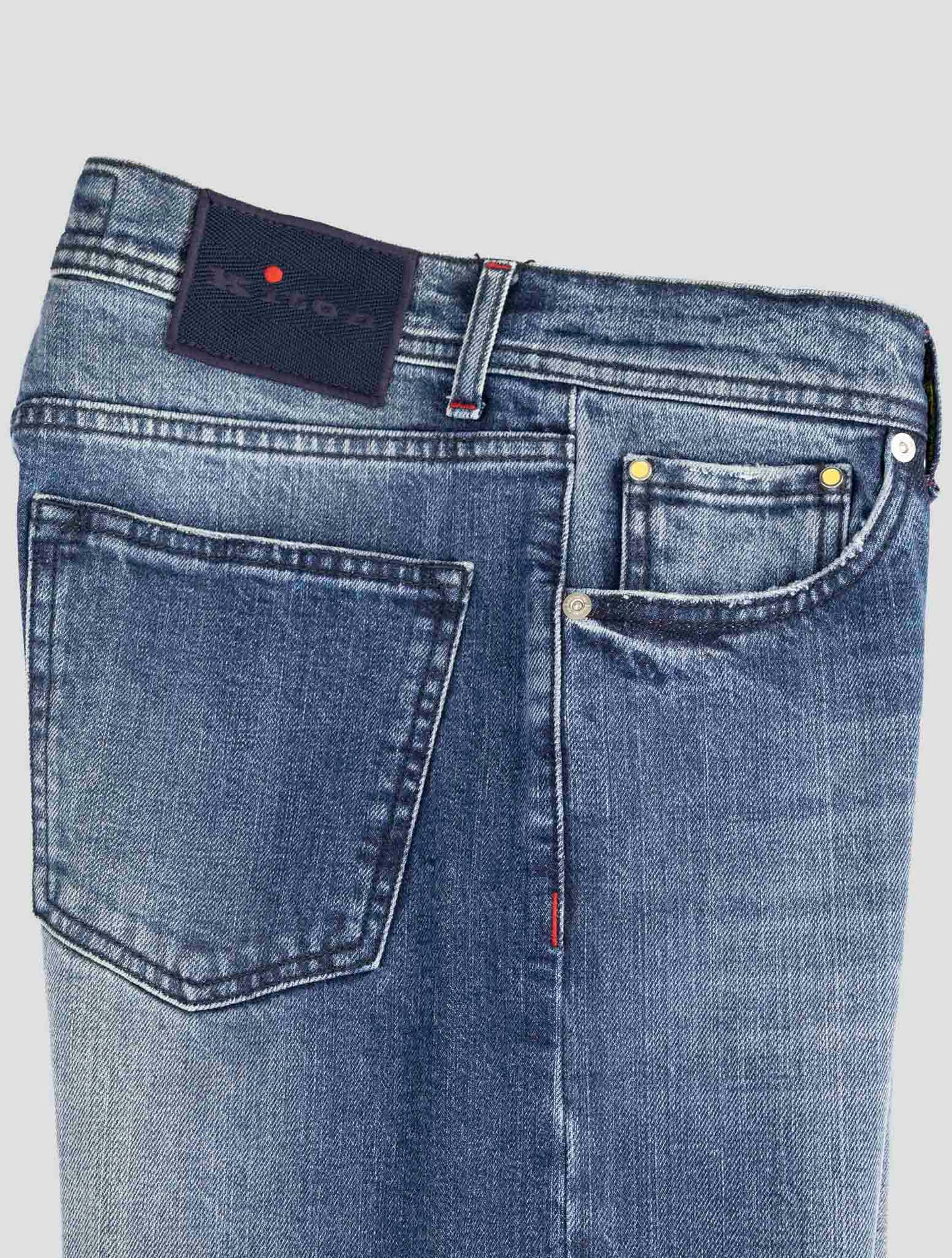 Kiton Denim Cotton Ea Jeans