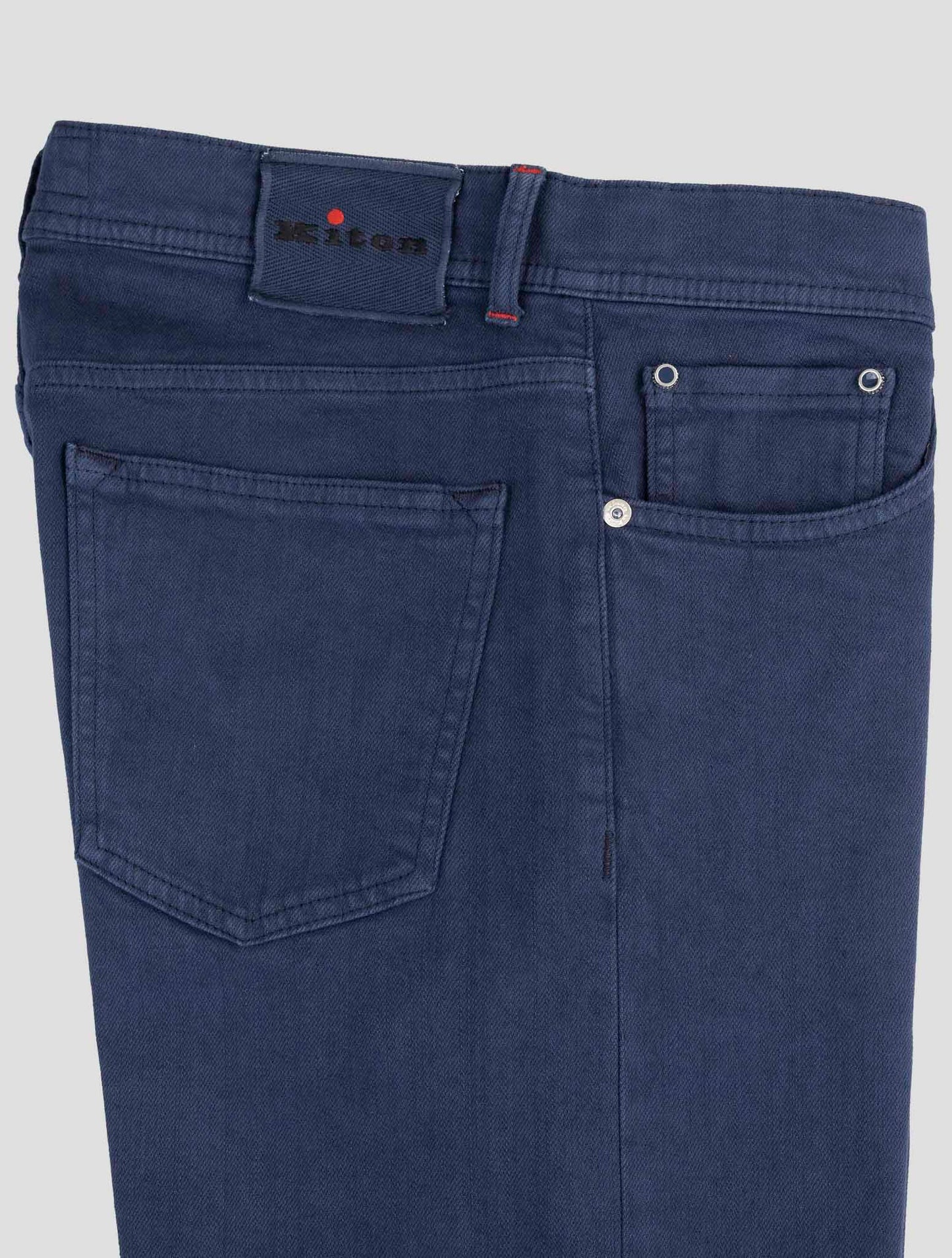 Kiton Blue Cotton Ea Jeans