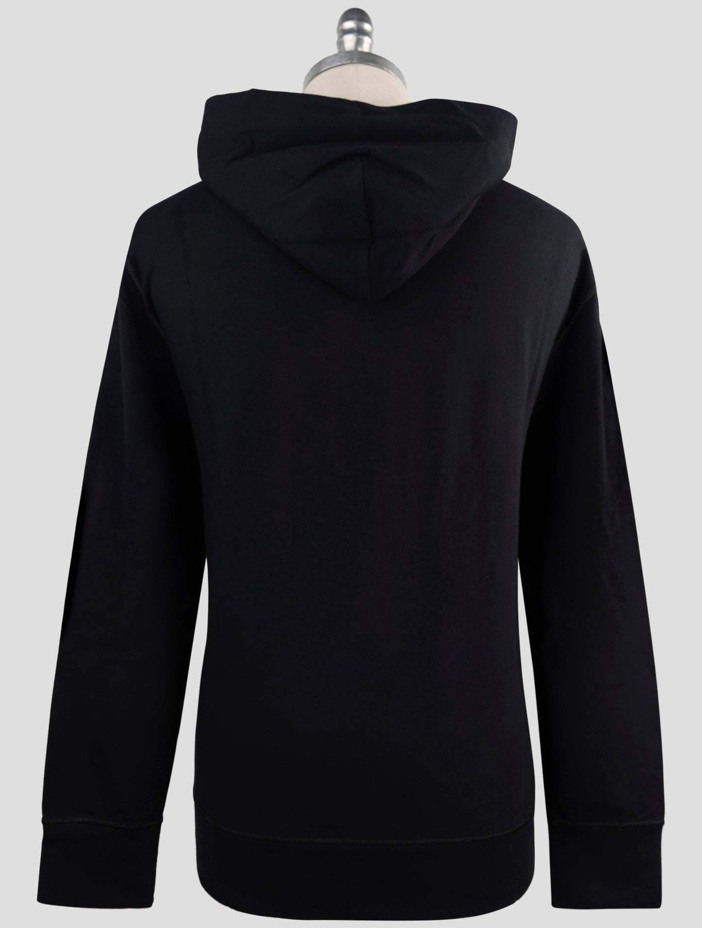 Kiton Blue Cotton Ea Sweater Hoodie
