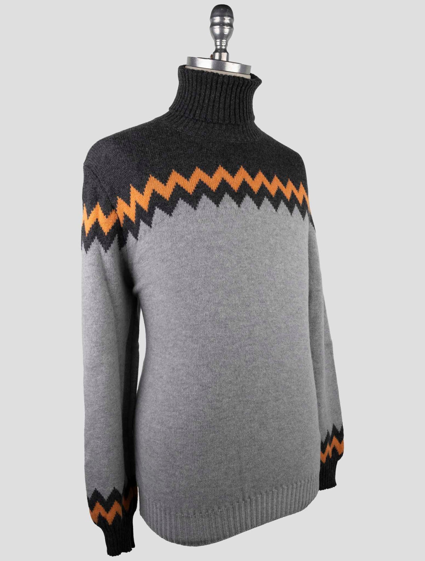Kiton Multicolor Cashmere Sweater Turtleneck