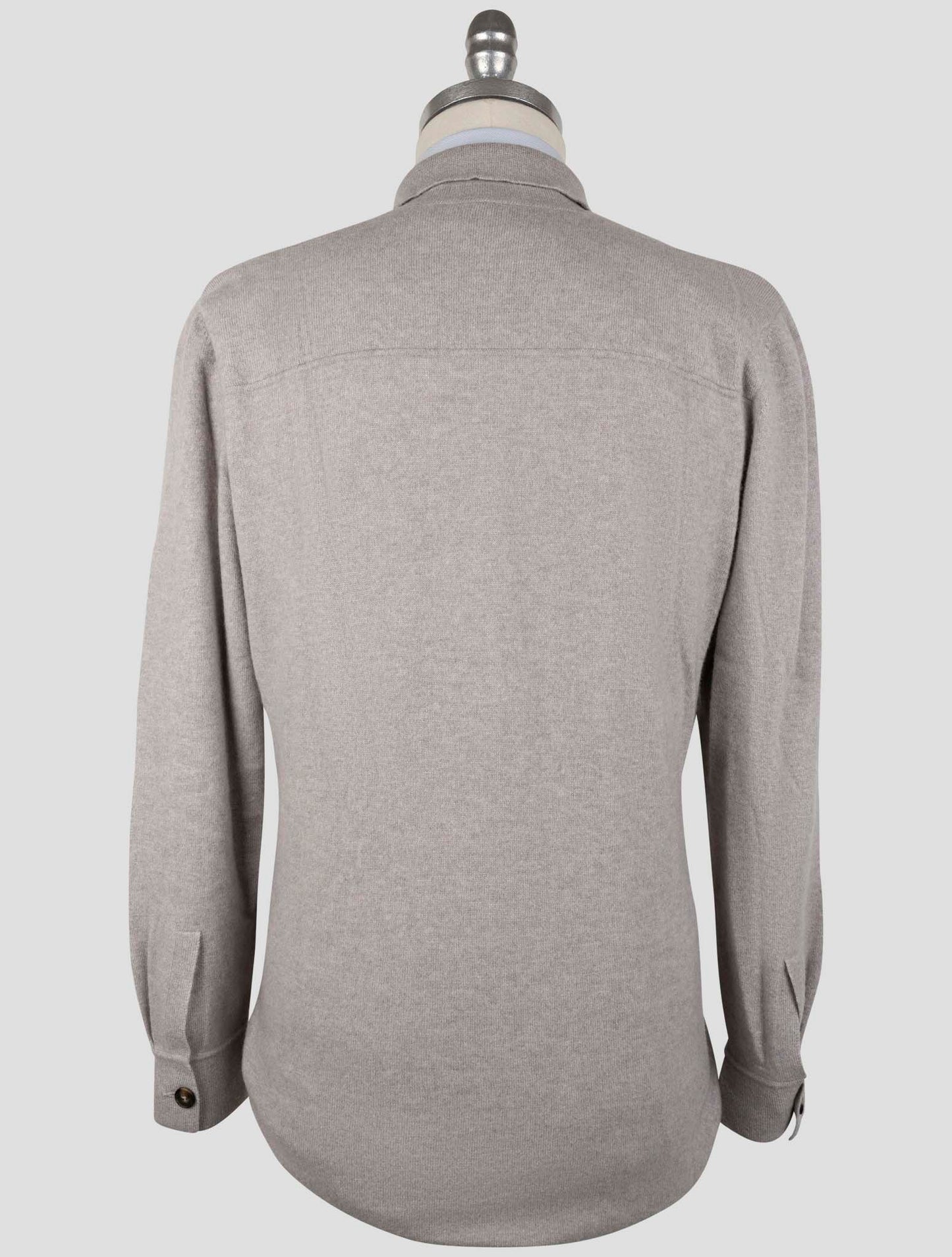Kiton Gray Cashmere Sweater Cardigan