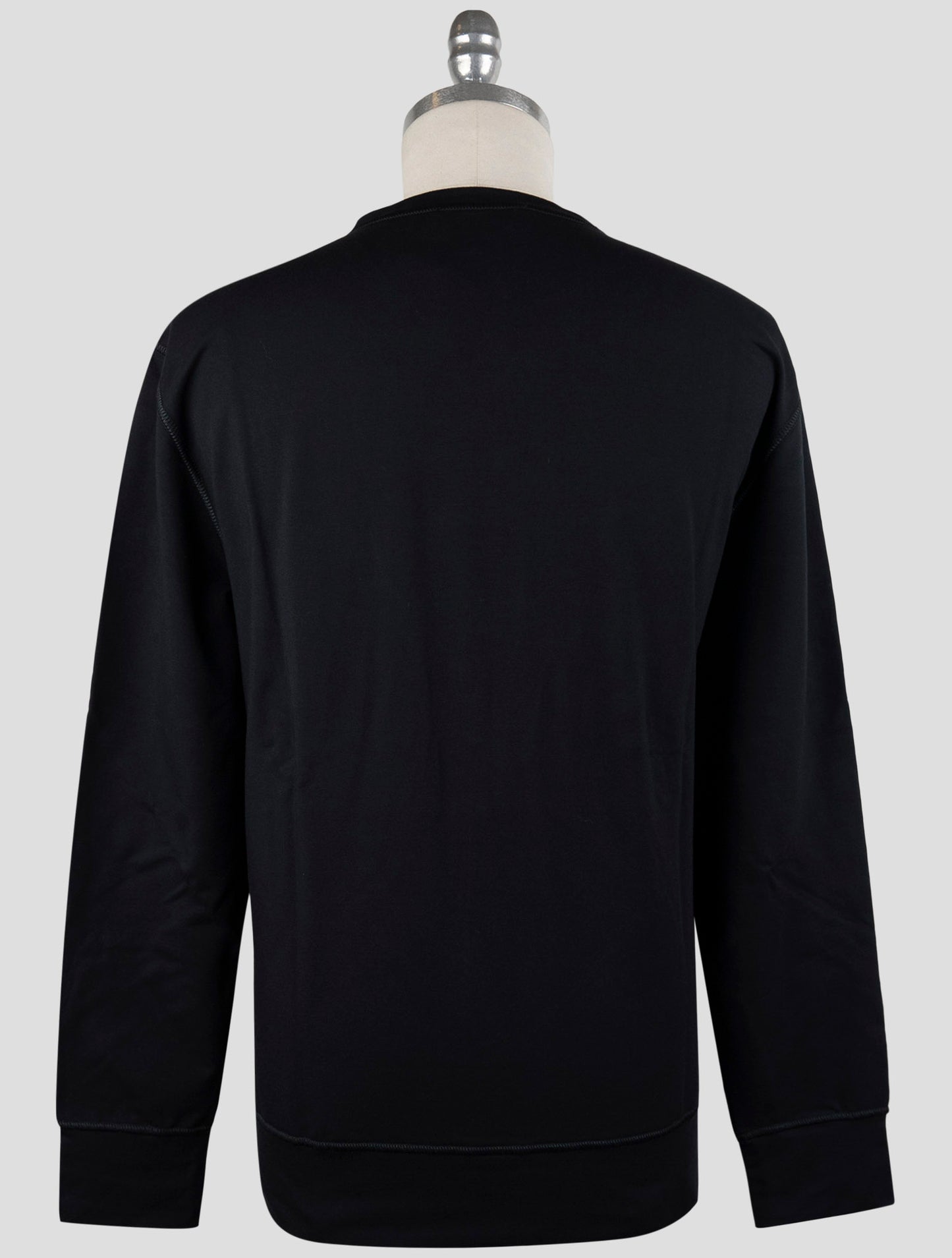 Kiton Dark Blue Cotton Ea Swater Crewneck