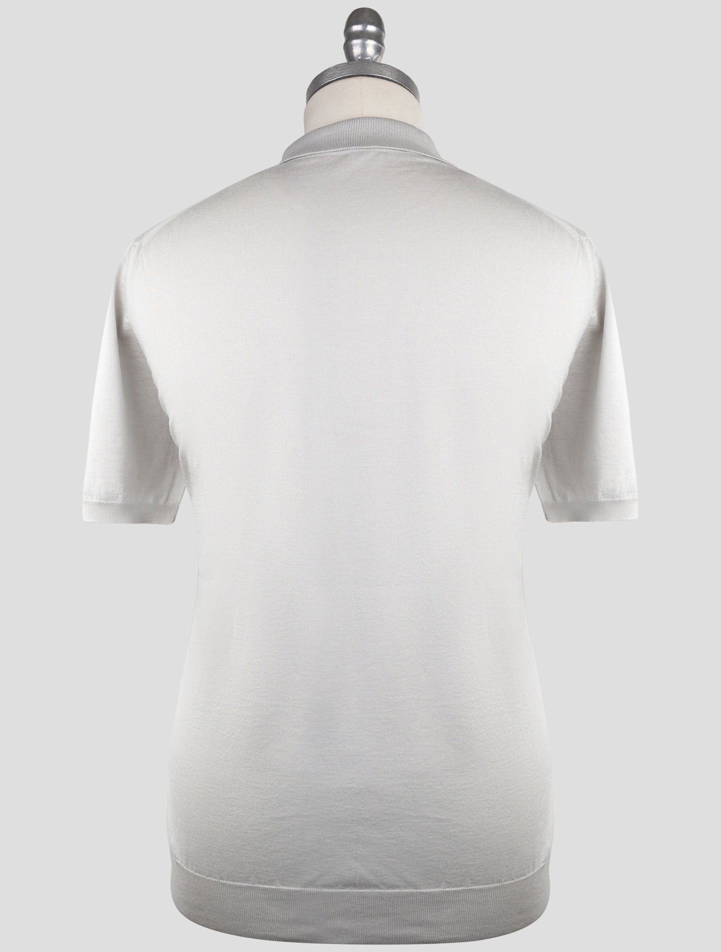 Kiton Gray Cotton Polo