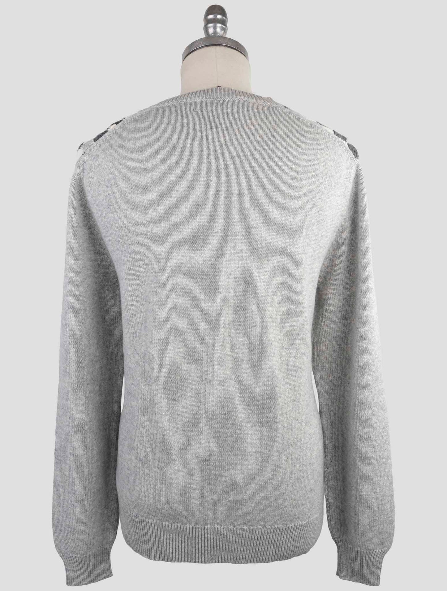 Kiton Gray Cashmere Sweater Crewneck