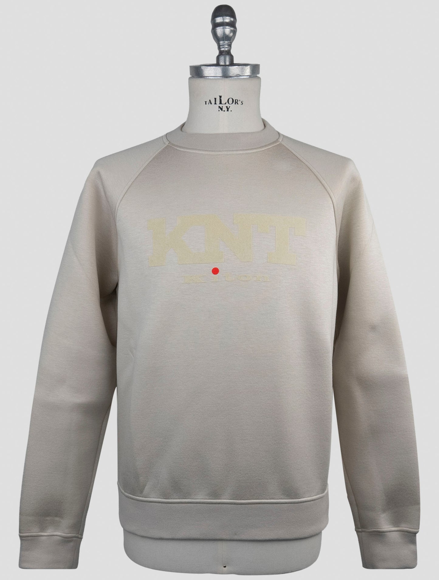 Kiton Knt Beige Viscose Ea Sweater Crewneck