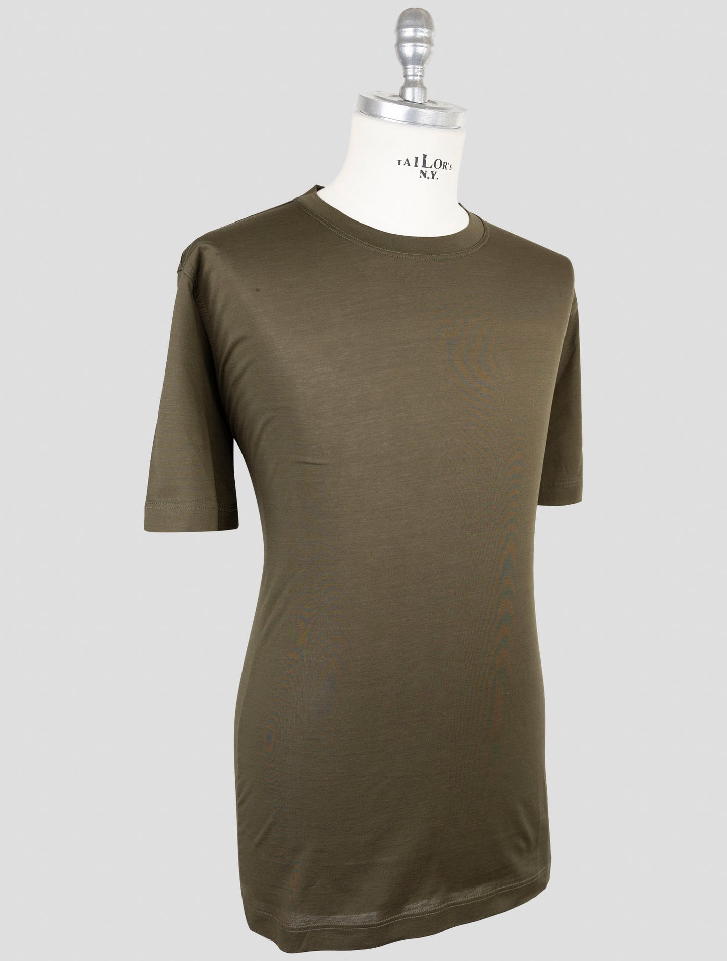 Kiton Green Cotton T-Shirt