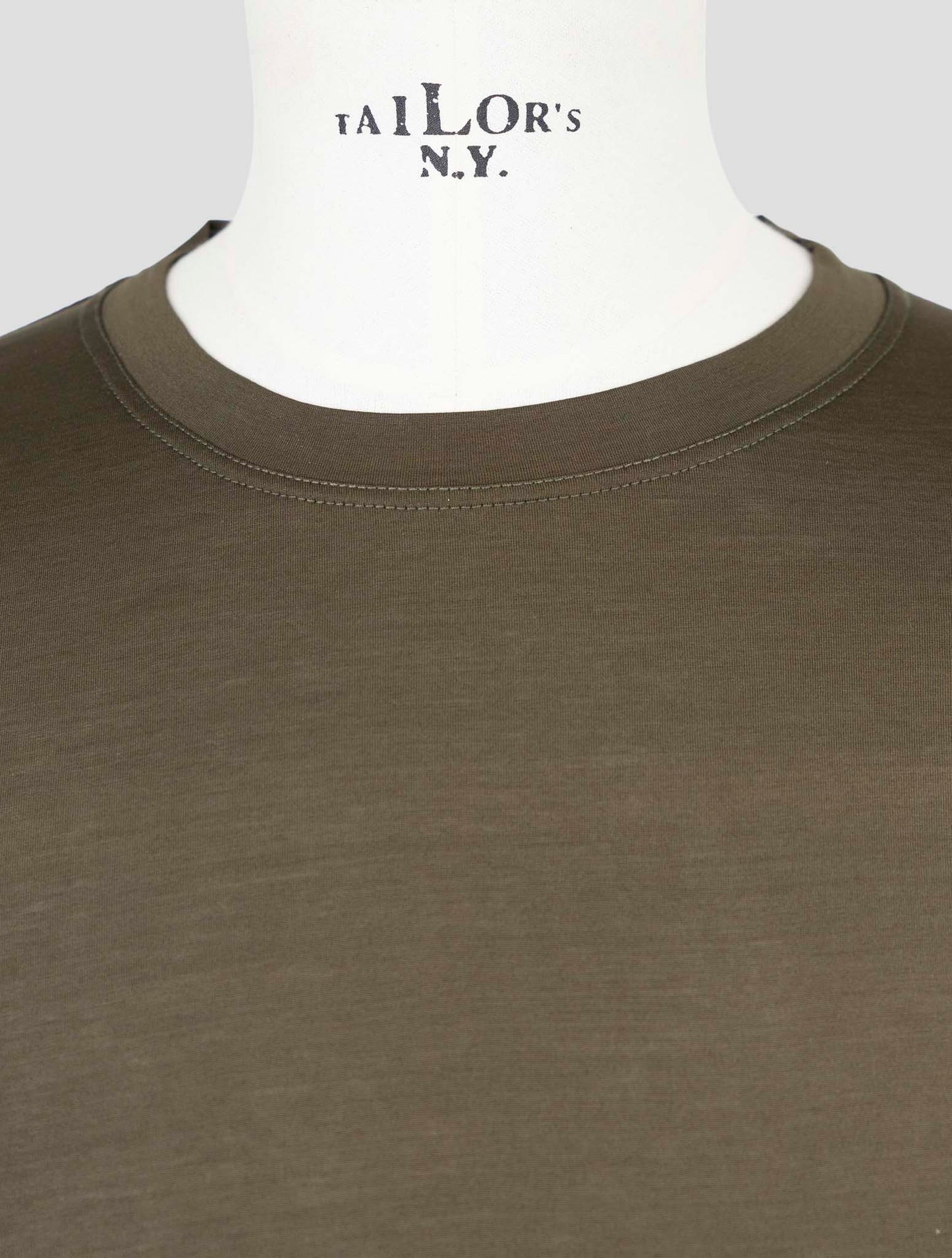 Kiton Green Cotton T-Shirt