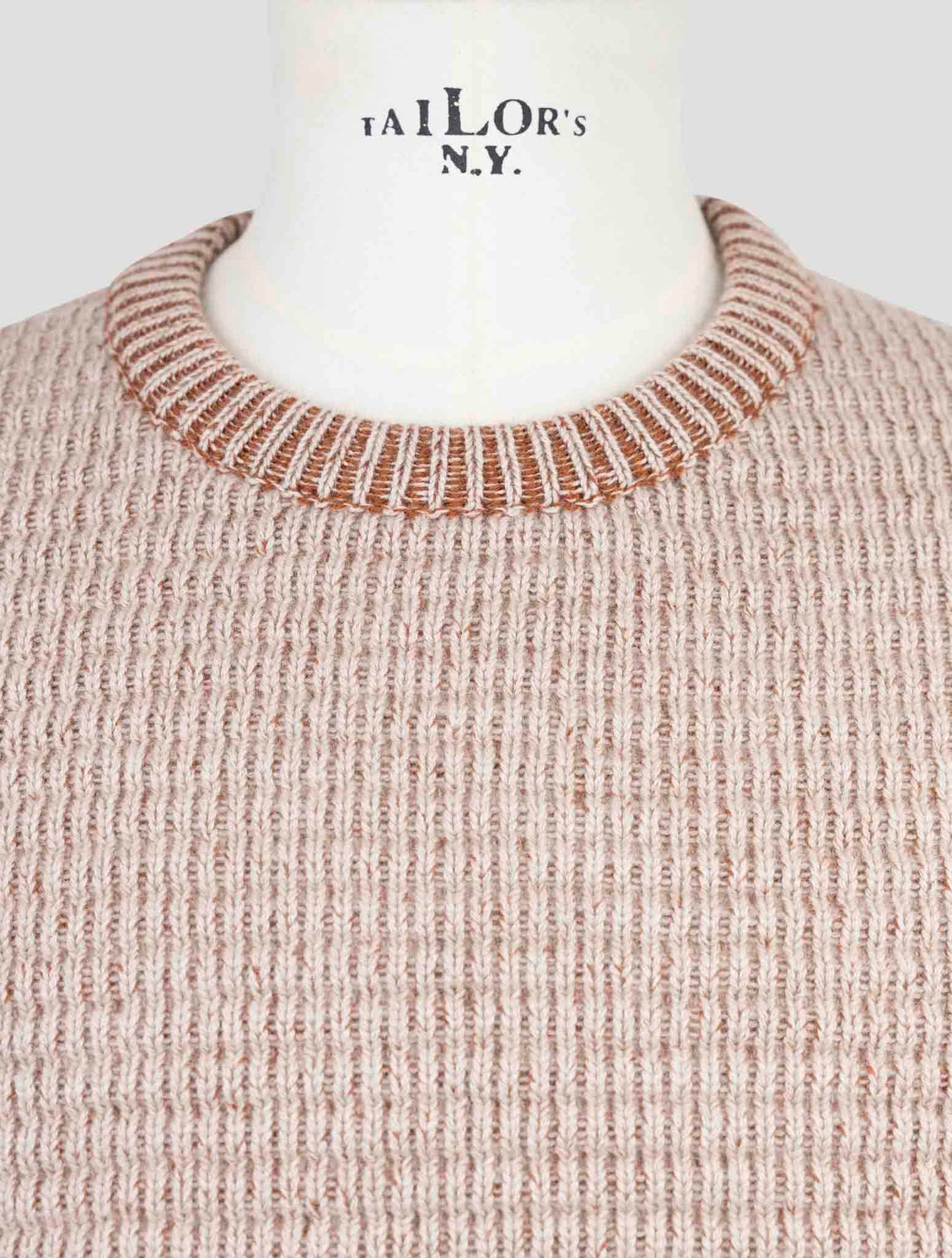 Kiton Brown Cashmere Sweater Crewneck