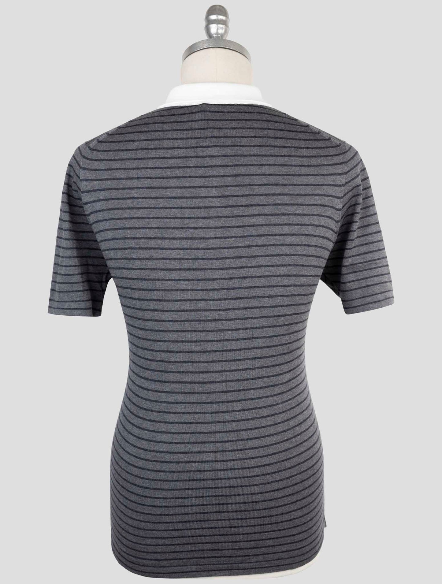 Kiton Gray Cotton Polo