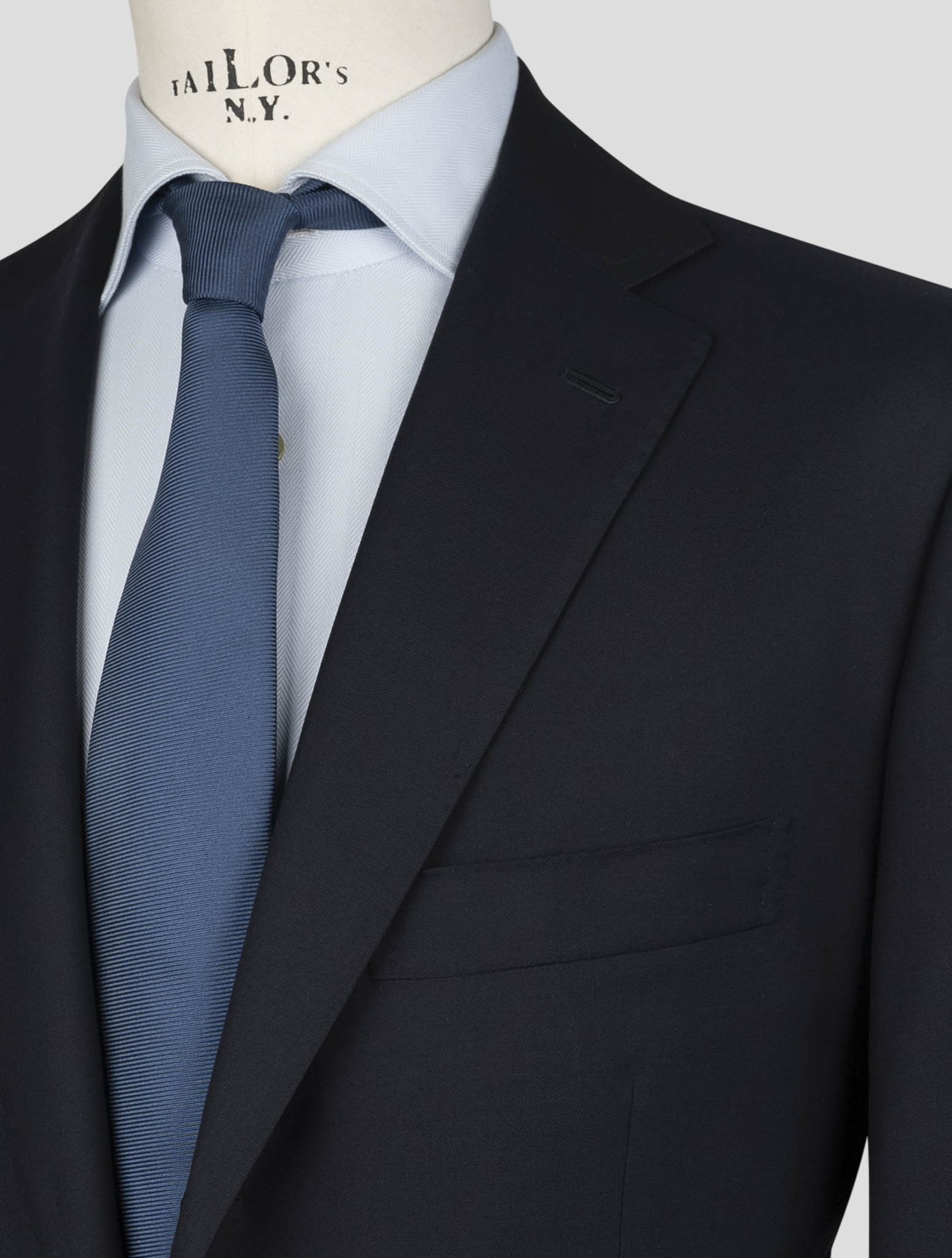 Kiton Blue Wool 14 Micron Suit