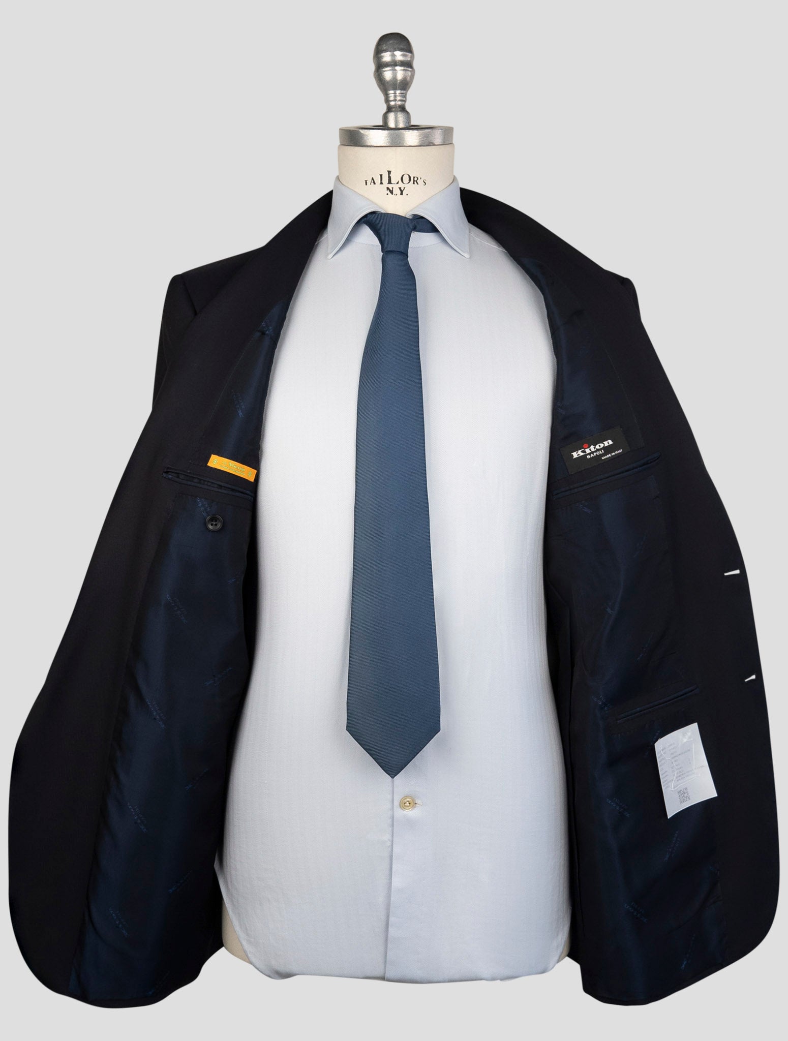 Kiton Blue Wool 14 Micron Suit