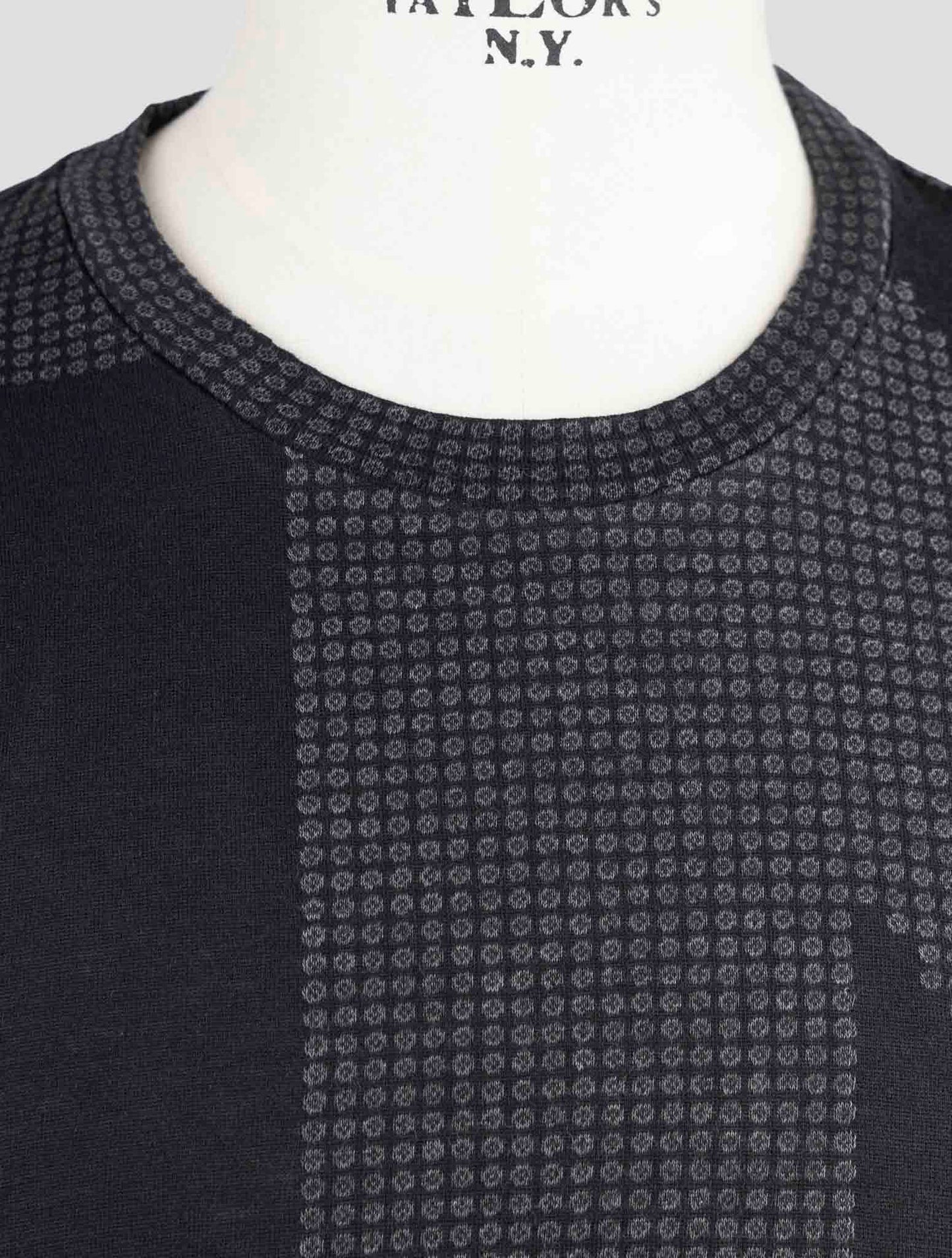 Kiton Knt Black Cotton Sweater Crewneck