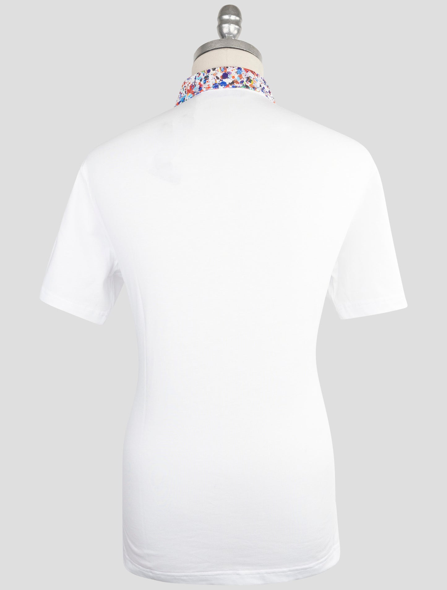 Kiton Knt White Cotton Polo