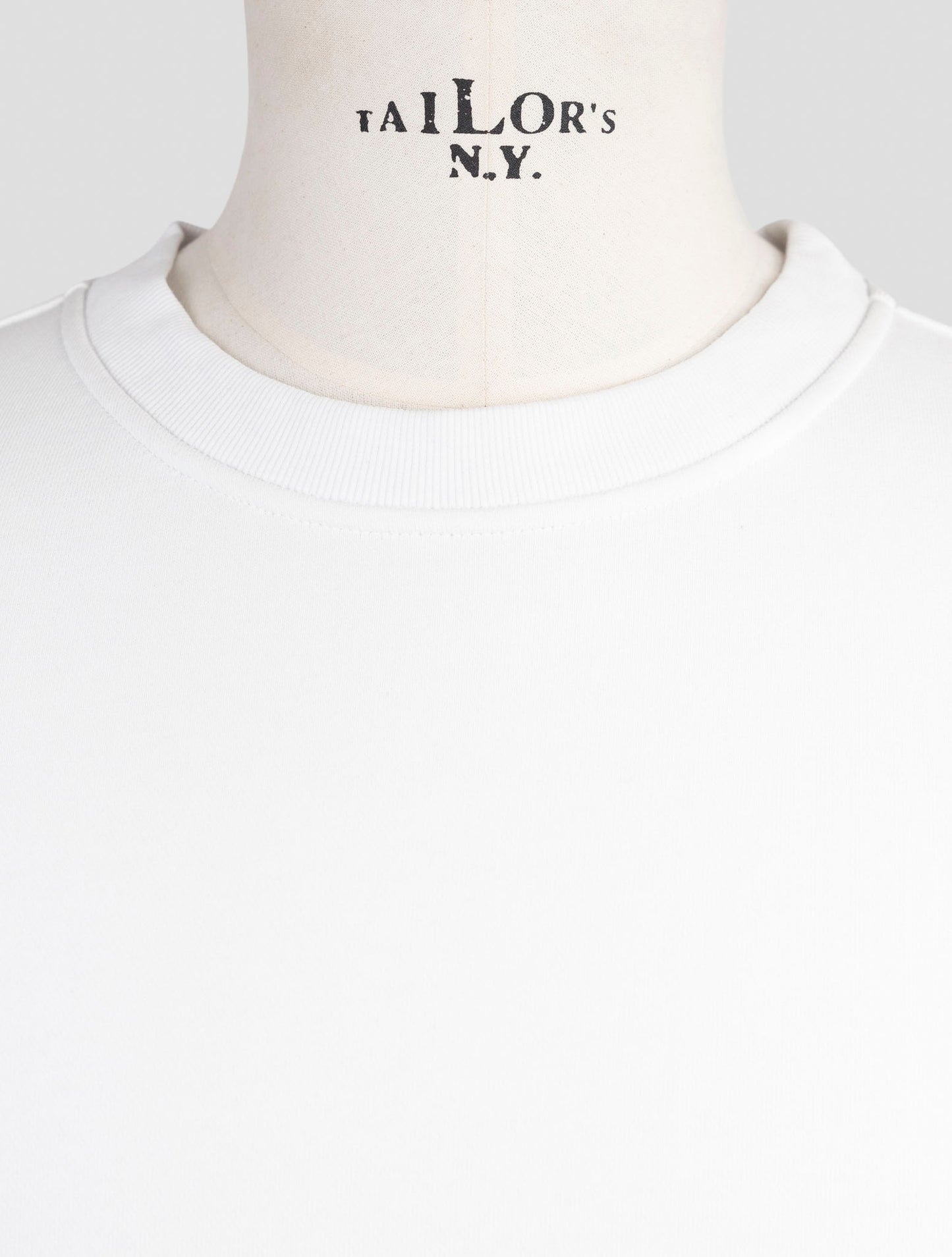 Kiton Knt White Cotton Sweater Crewneck