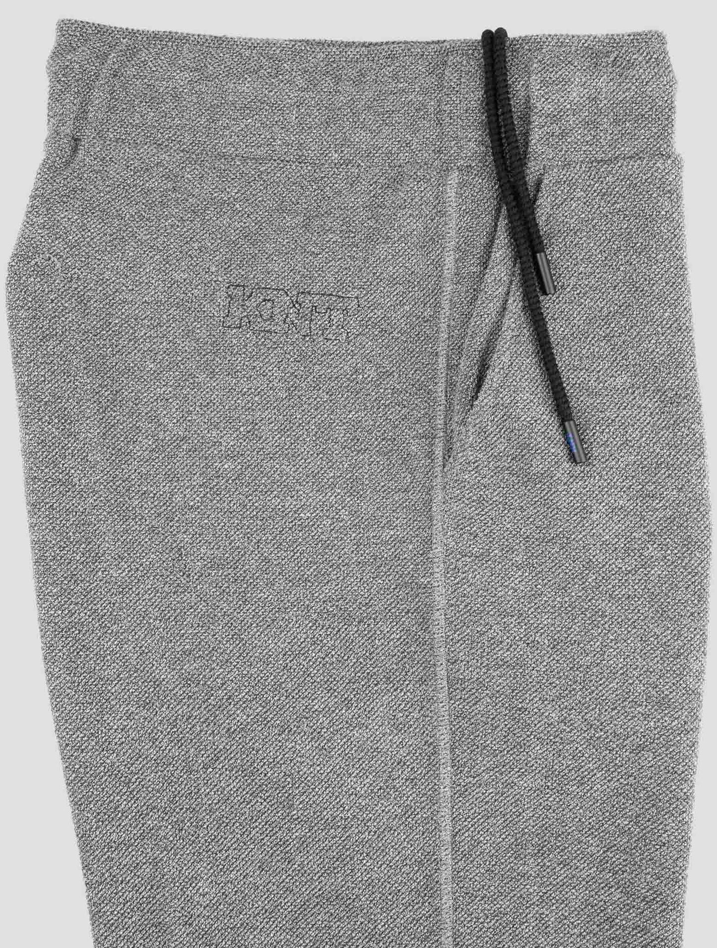 Kiton Knt Gray Cotton Jogging Pants
