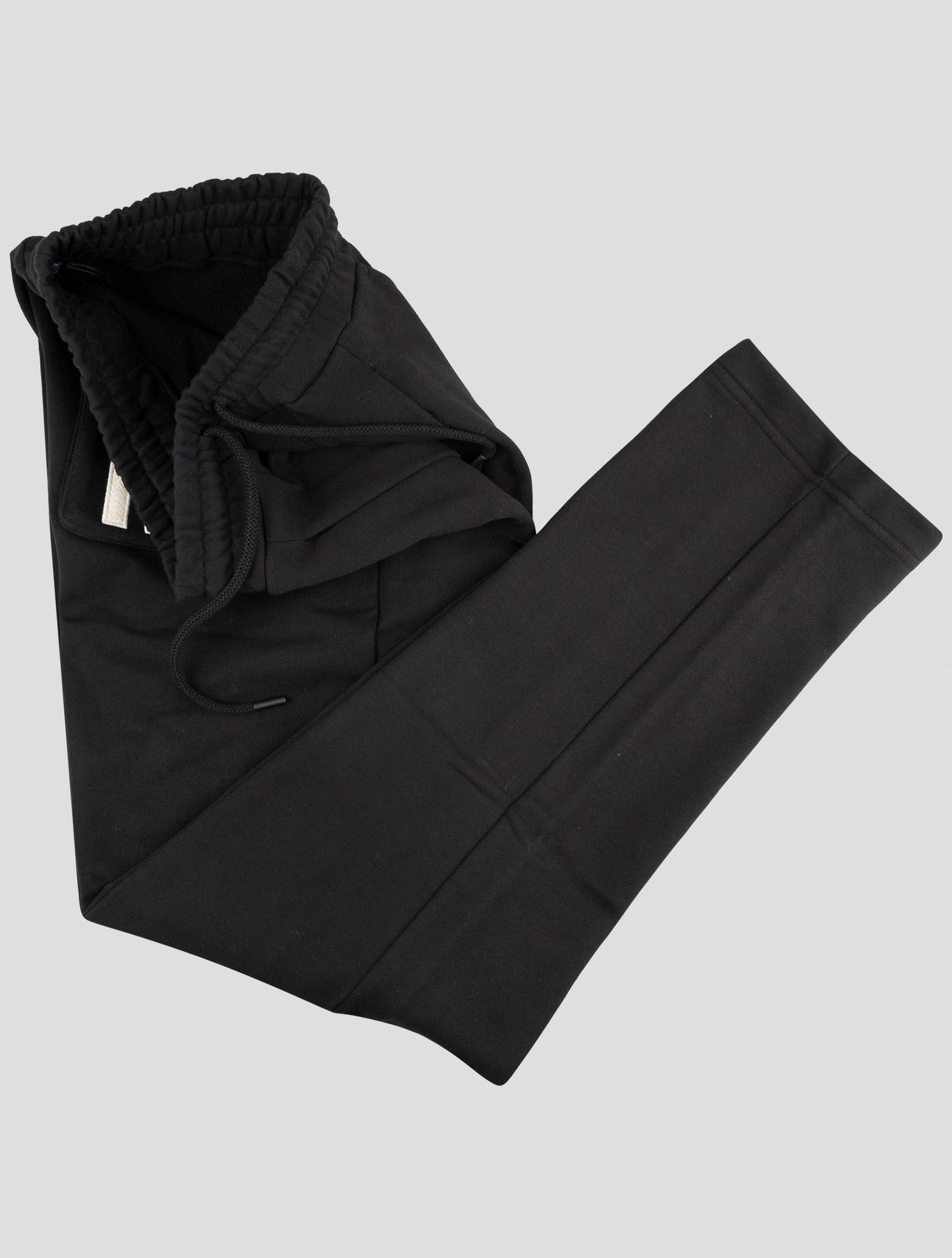 Kiton Knt Black Cotton Jogging Pants