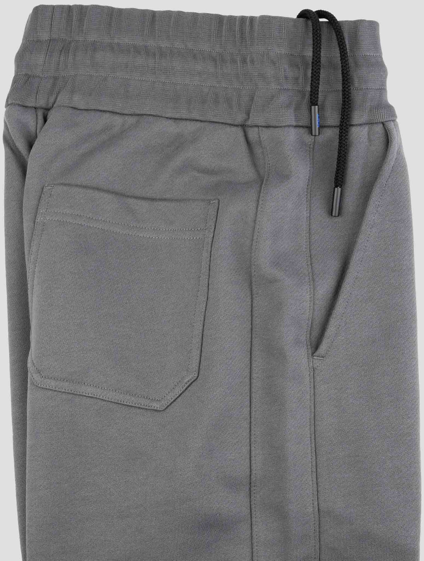 Kiton Knt Gray Cotton Jogging Pants