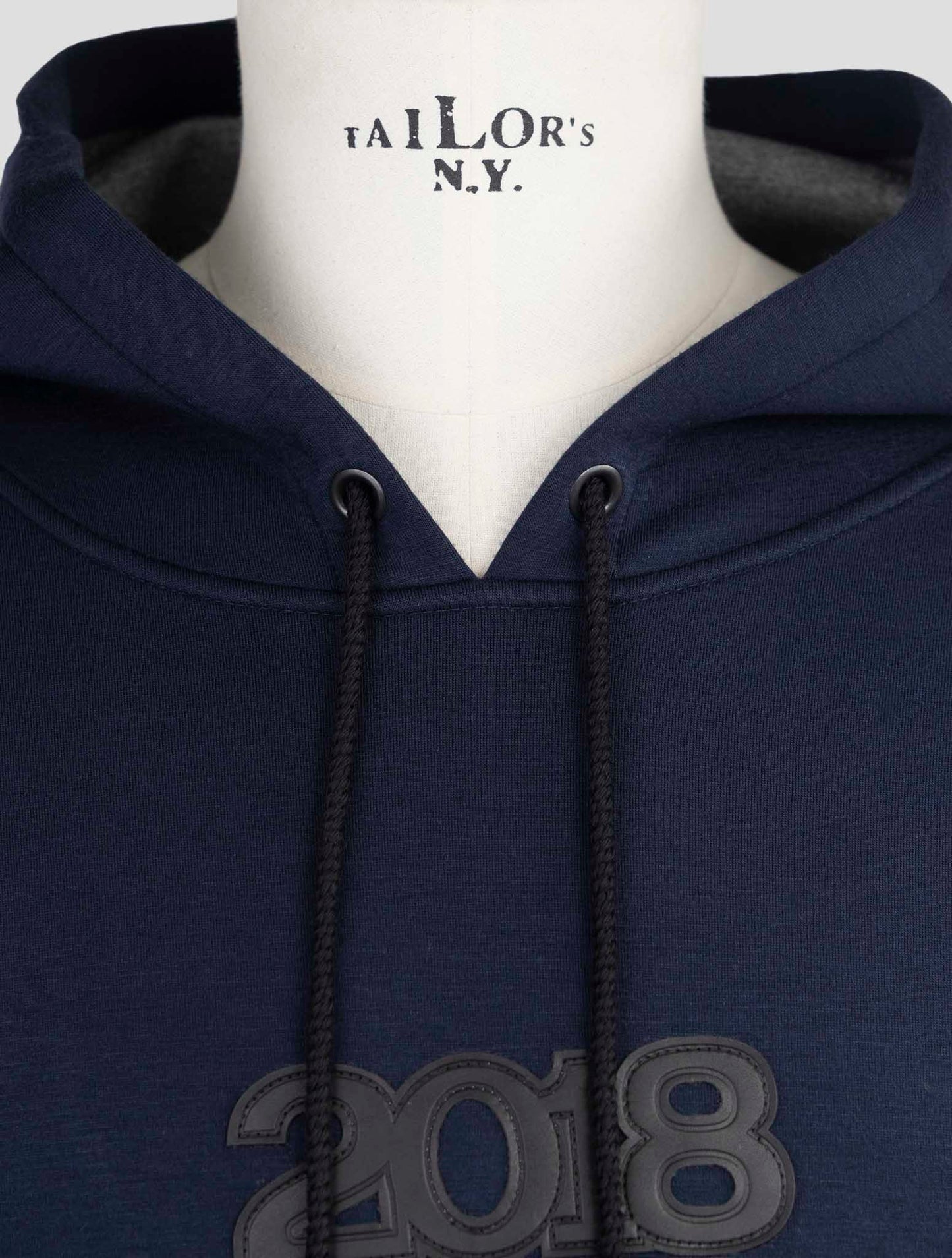 Kiton Knt Blue Viscose Ea Sweater Hoodie