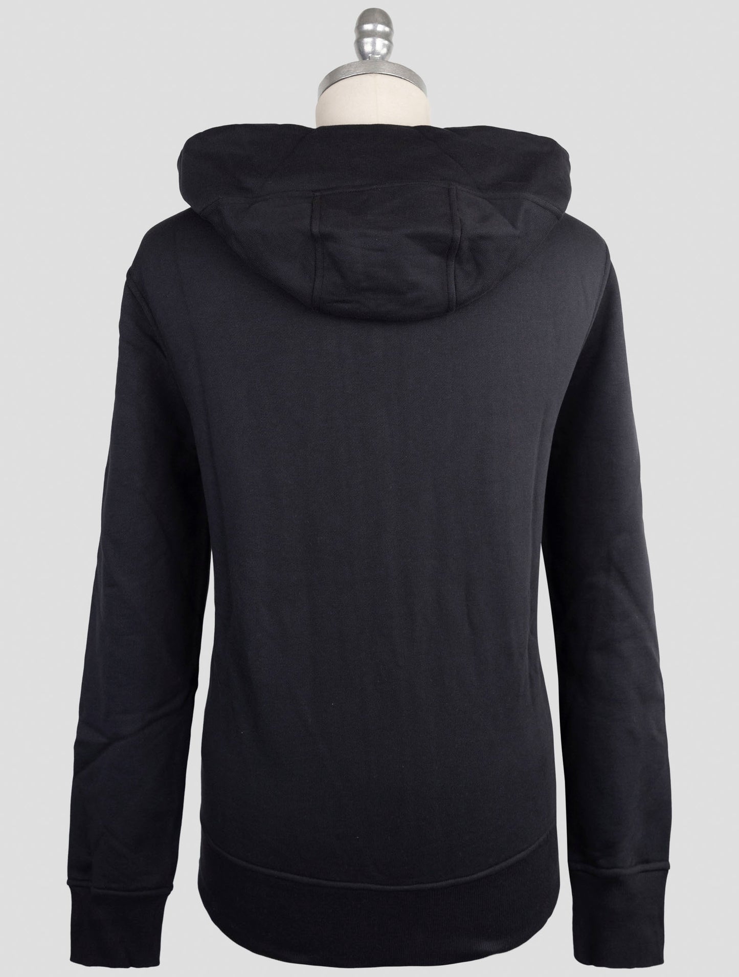 Kiton Knt Black Cotton Sweater Full Zip