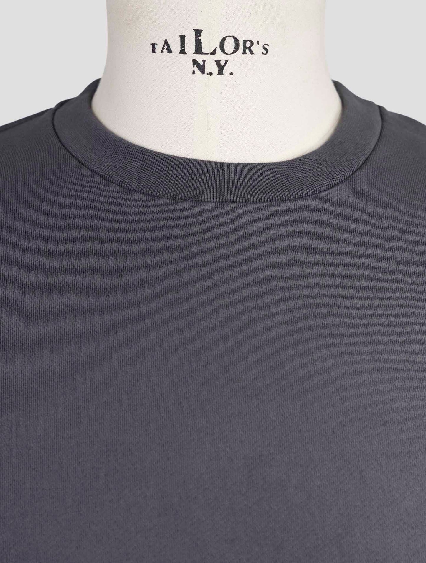 Kiton Knt Gray Cotton Sweater Crewneck
