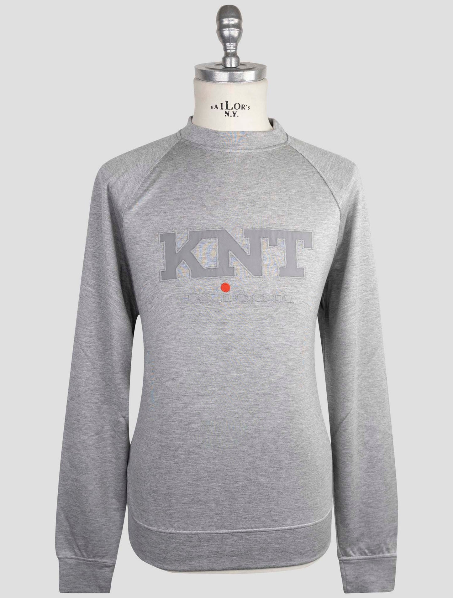 Kiton Knt Gray Viscose Ea Sweater Crewneck