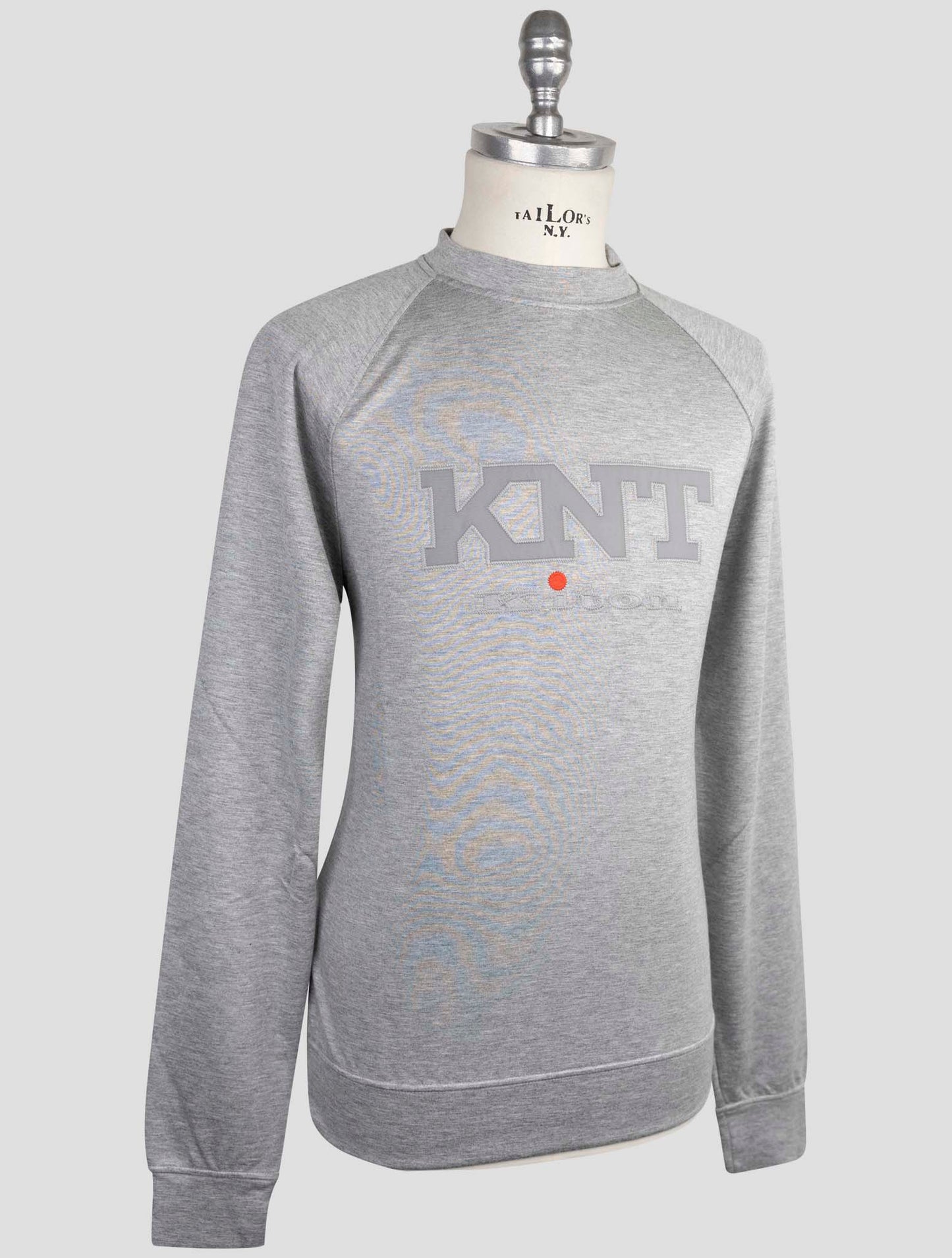 Kiton Knt Gray Viscose Ea Sweater Crewneck