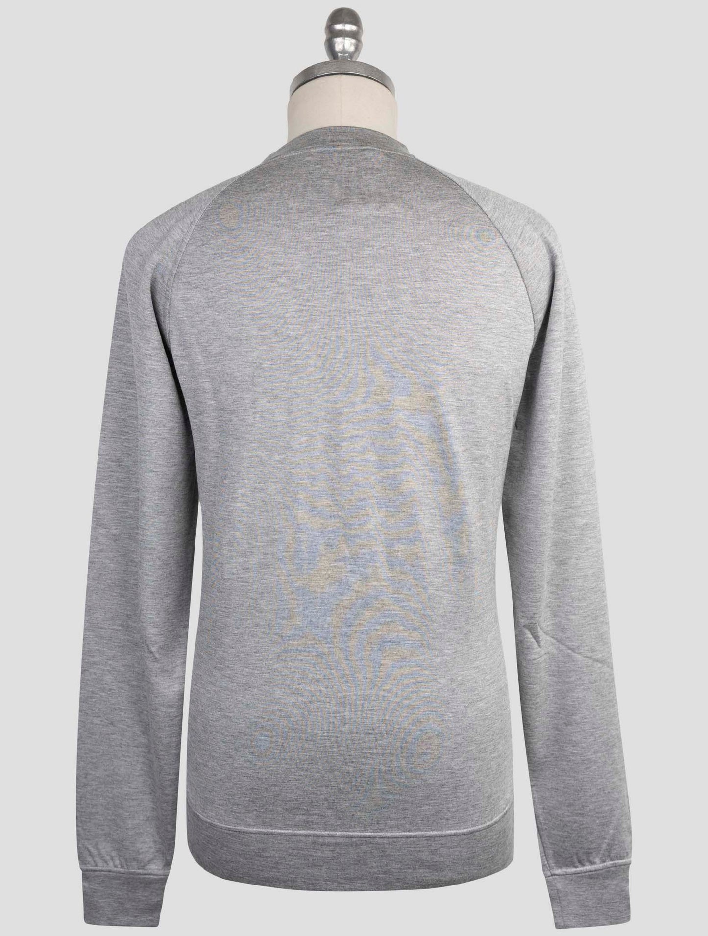 Kiton Knt Gray Viscose Ea Sweater Crewneck