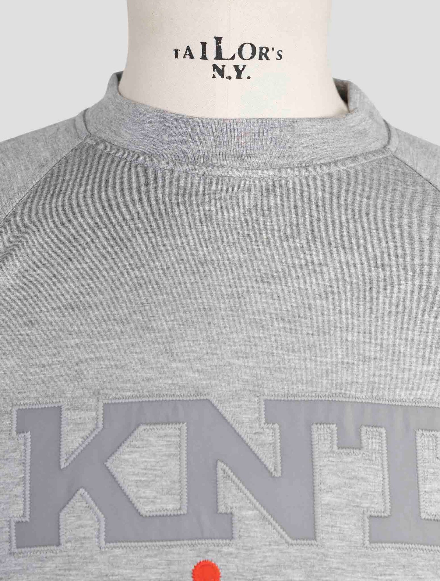 Kiton Knt Gray Viscose Ea Sweater Crewneck