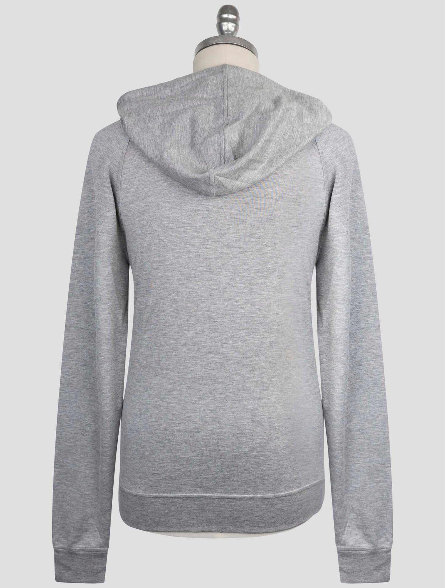 Kiton Knt Gray Viscose Ea Sweater Hoodie