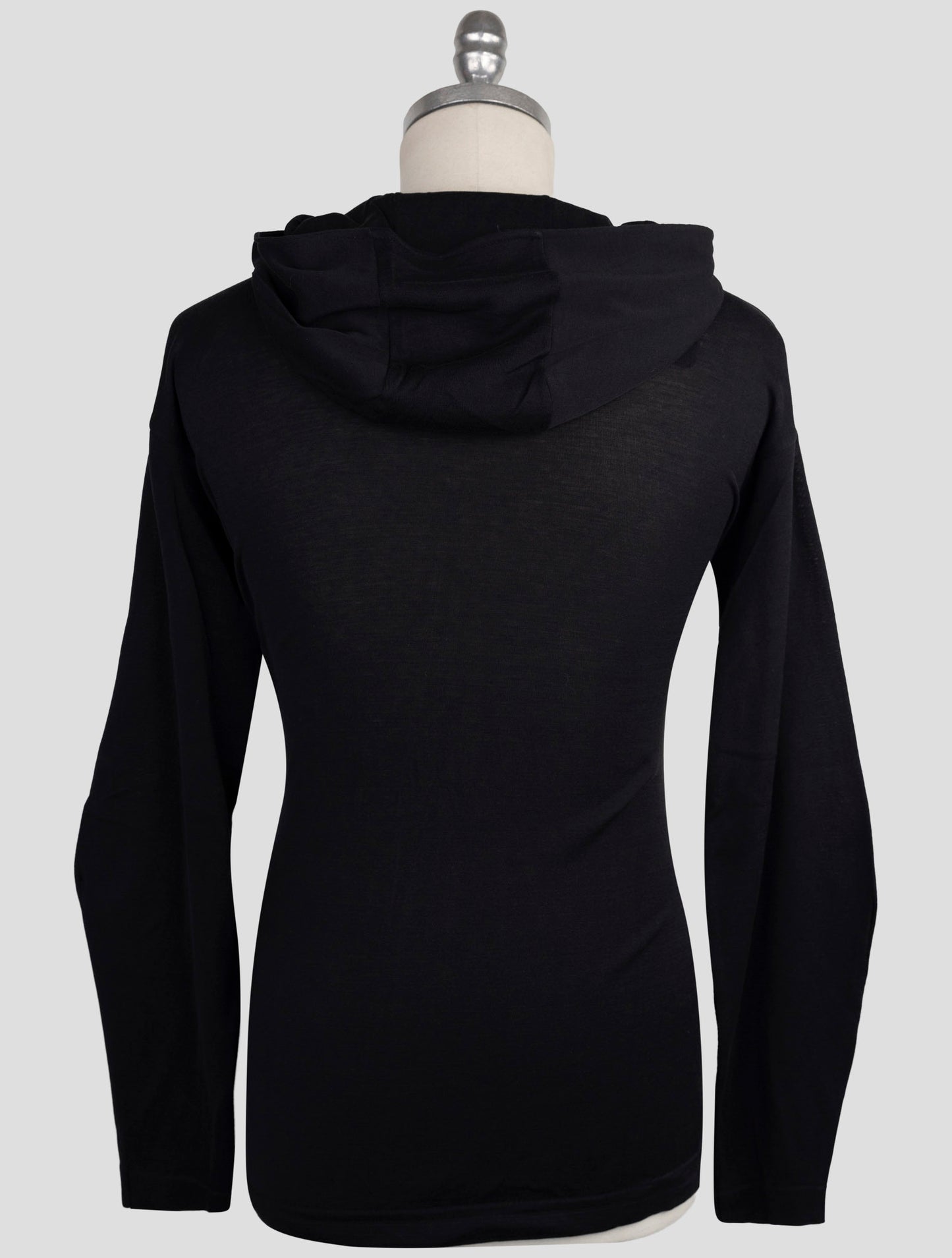 Kiton Knt Black Cotton Sweater Full Zip