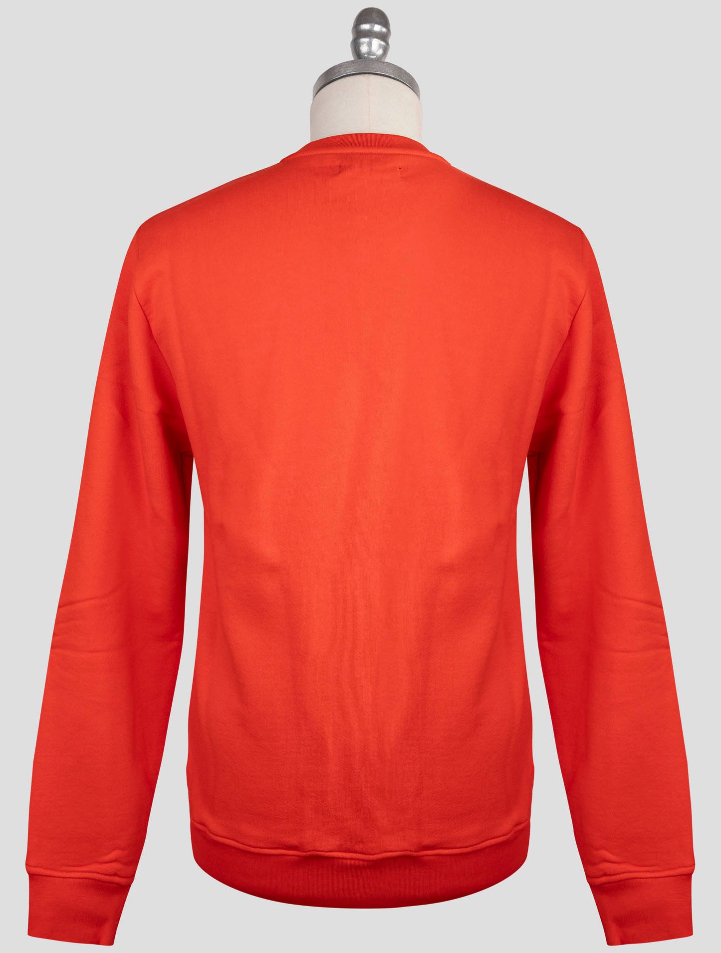 Kiton Knt Red Cotton Sweater Crewneck