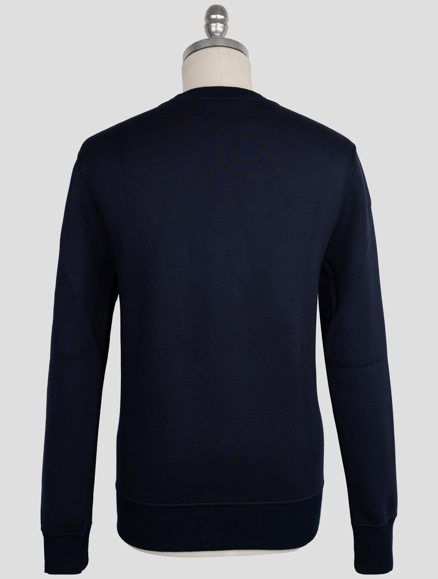 Kiton Knt Blue Viscose Ea Sweater Crewneck