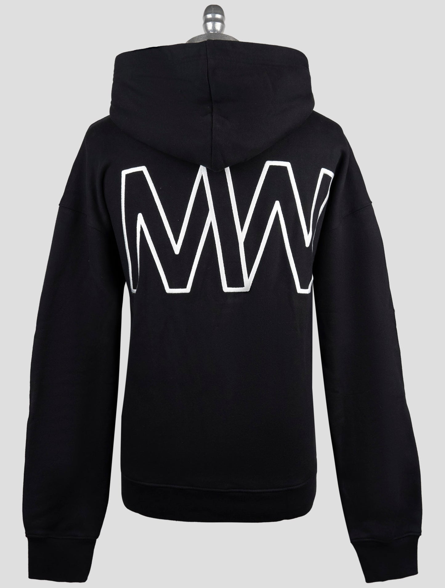 Kiton Knt Black Cotton Sweater Hoodie