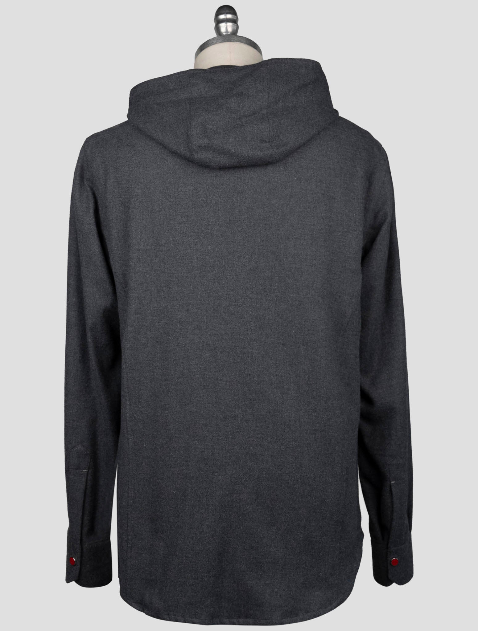 Kiton Gray Cotton Shirt Mariano