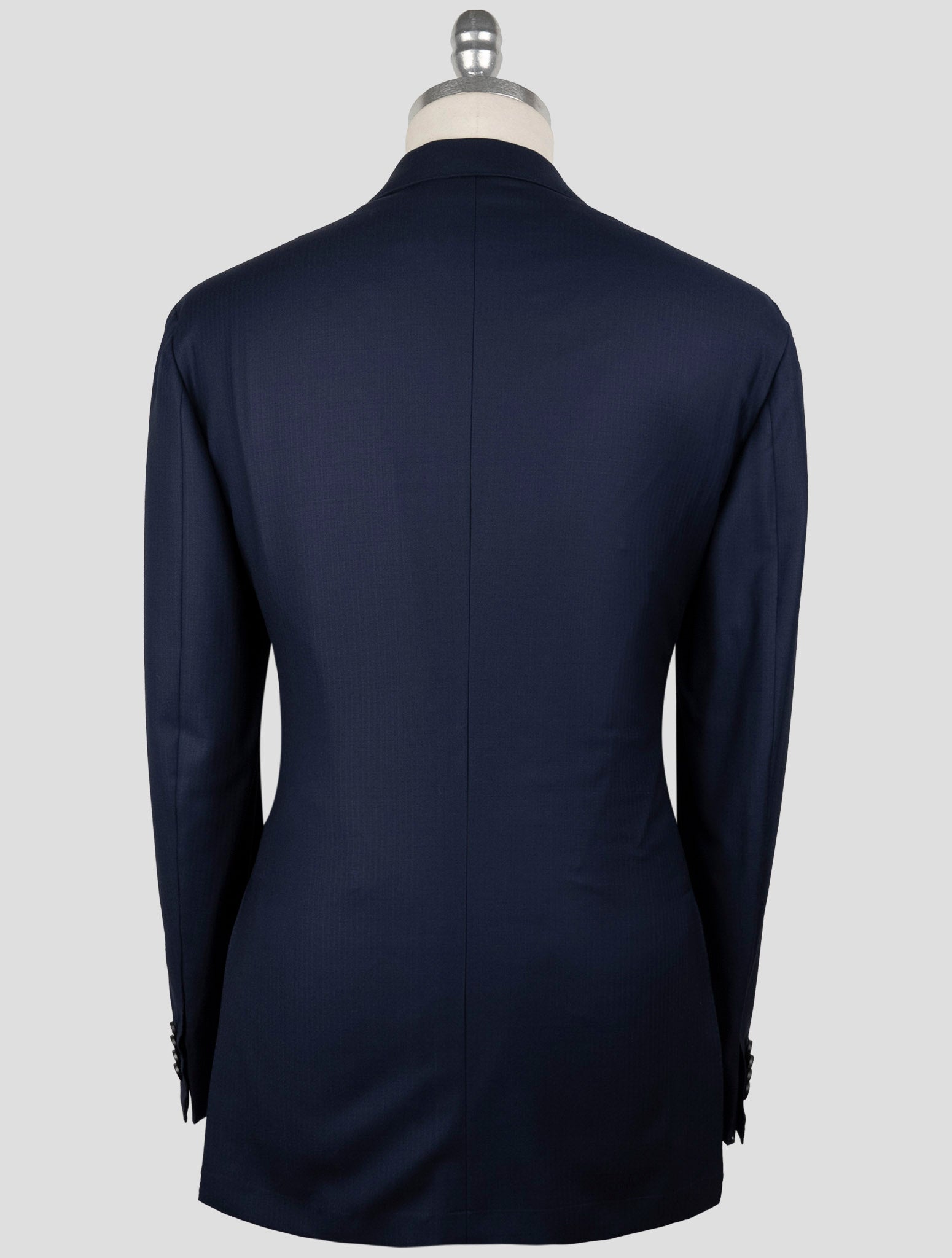 Kiton Knt Blue Virgin Wool Suit
