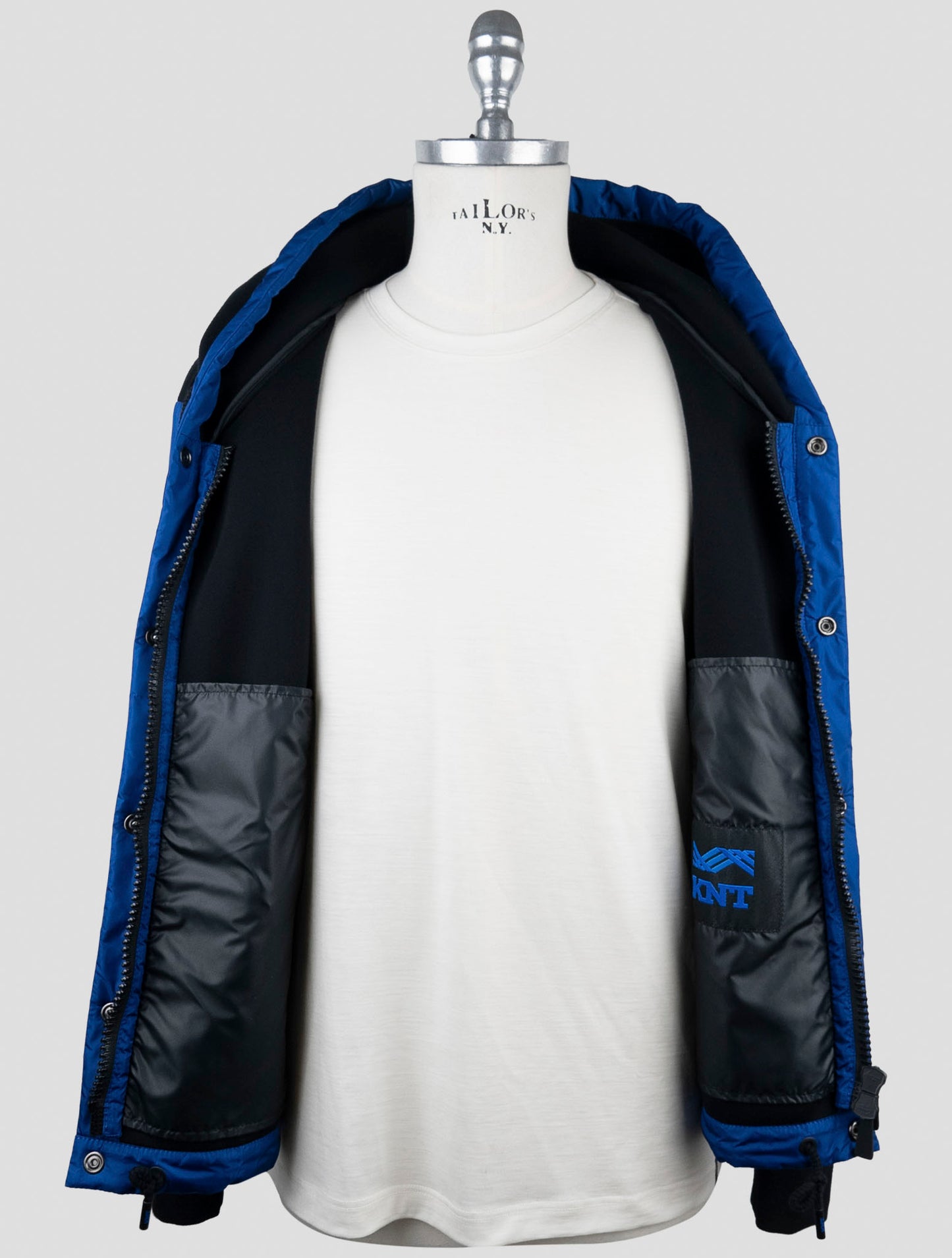 Kiton Knt Blue Modal Coat