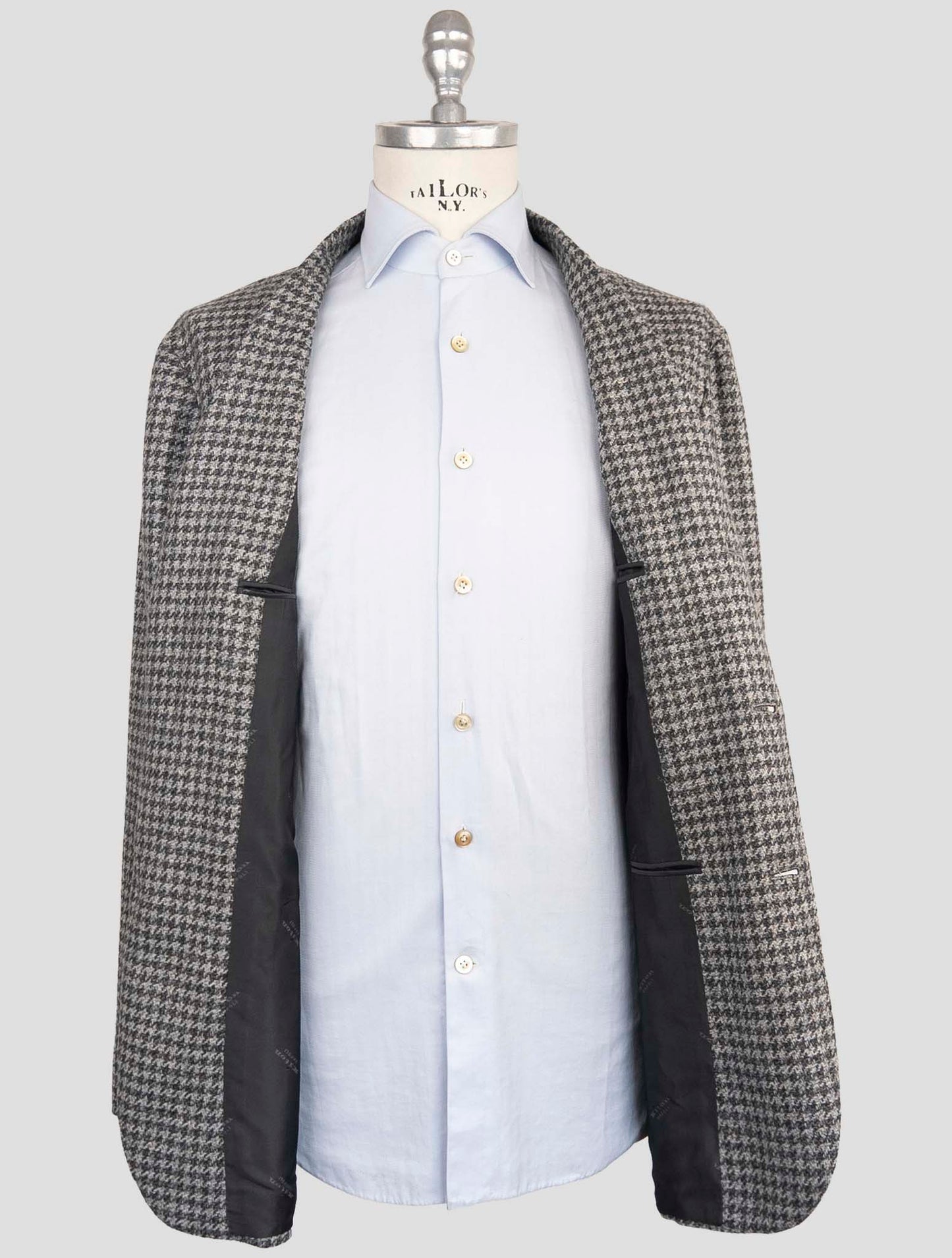 Kiton Gray Cashmere Blazer