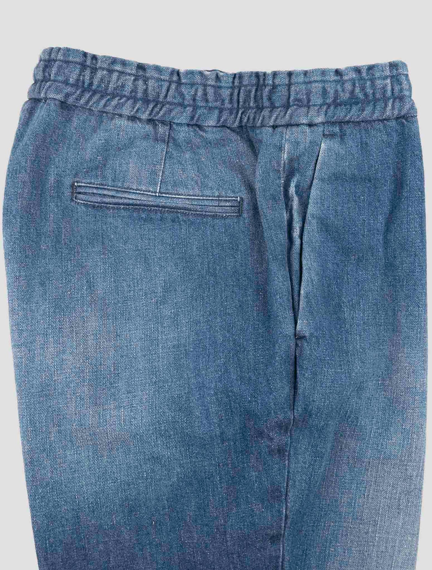 Kiton Knt Blue Cotton Ea Pants