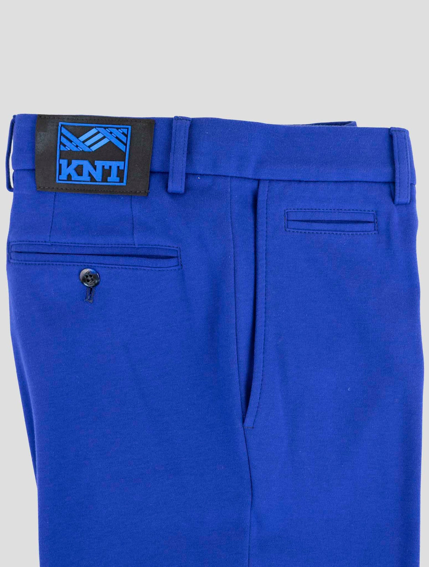 Kiton Knt Blue Cotton Pants