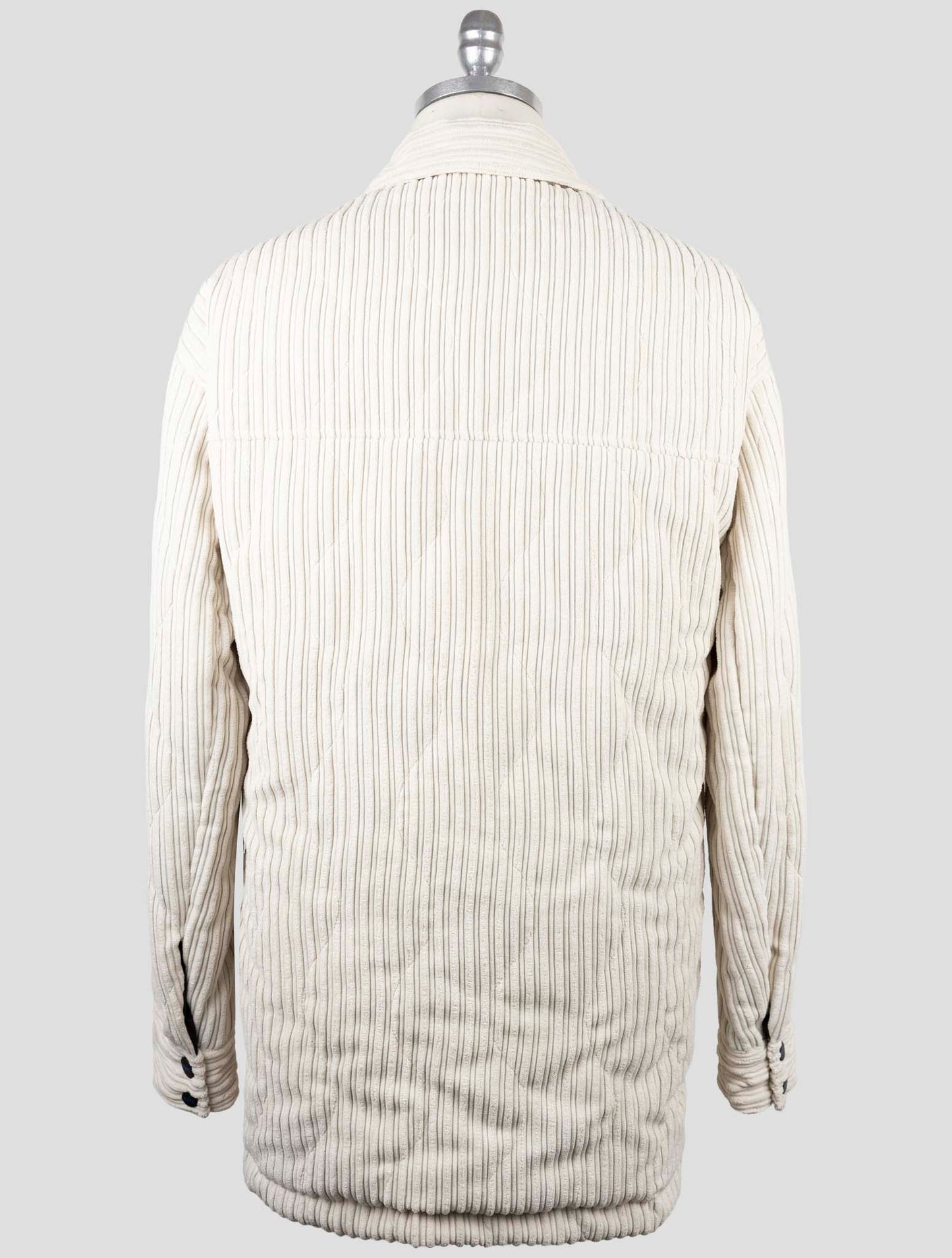 Kiton Knt White Pl Pa Velvet Coat